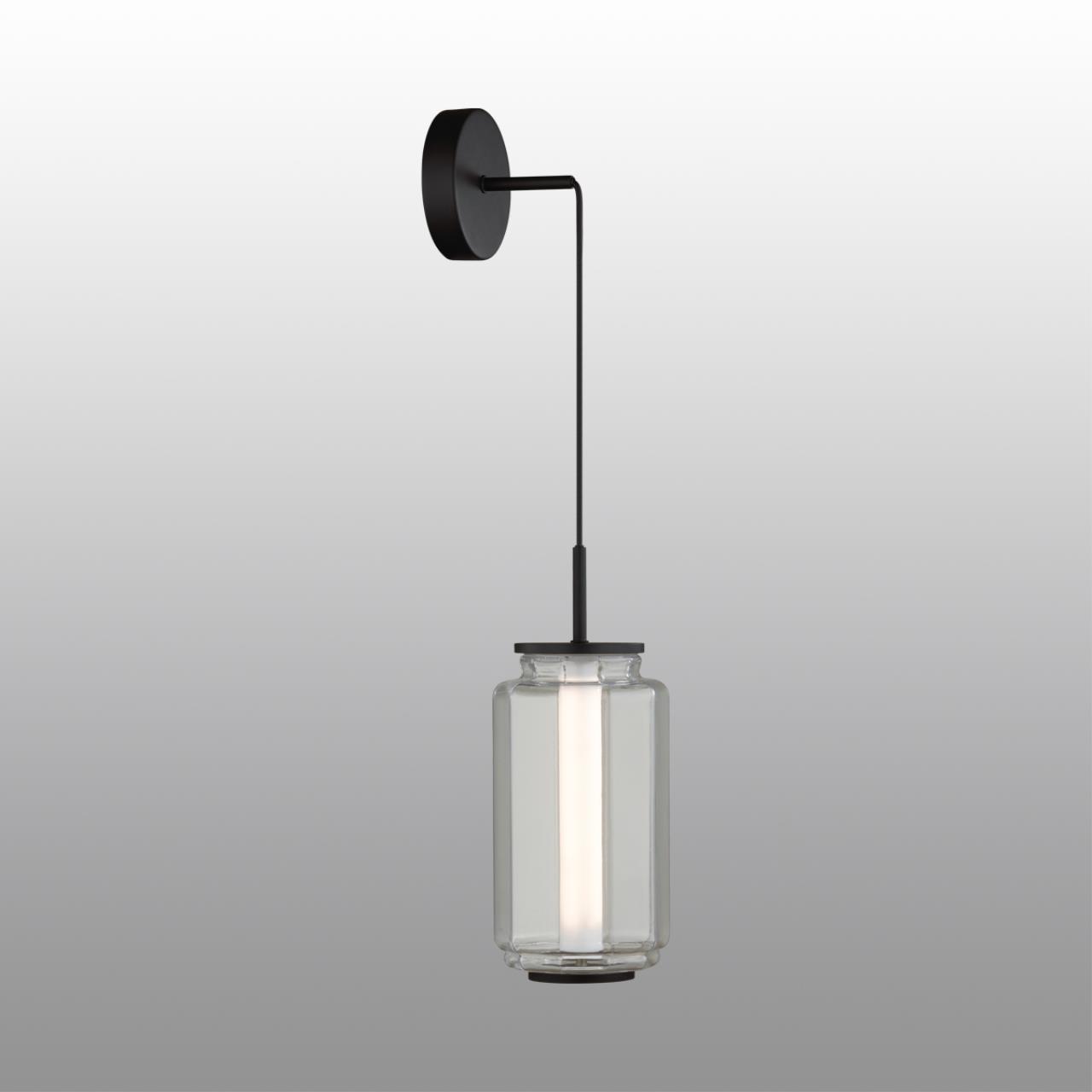 Подвес ODEON LIGHT EXCLUSIVE HIGHTECH JAM черный LED*1 11W 3000К плафон прозрачный