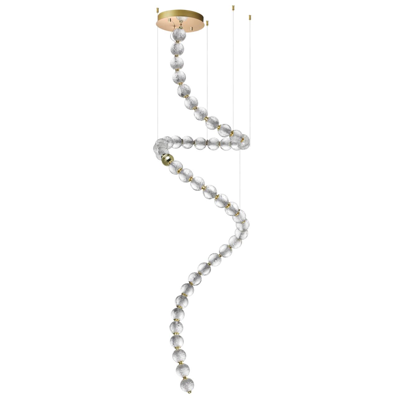 Люстра ODEON LIGHT L-VISION CRYSTAL золотой LED*1 132W