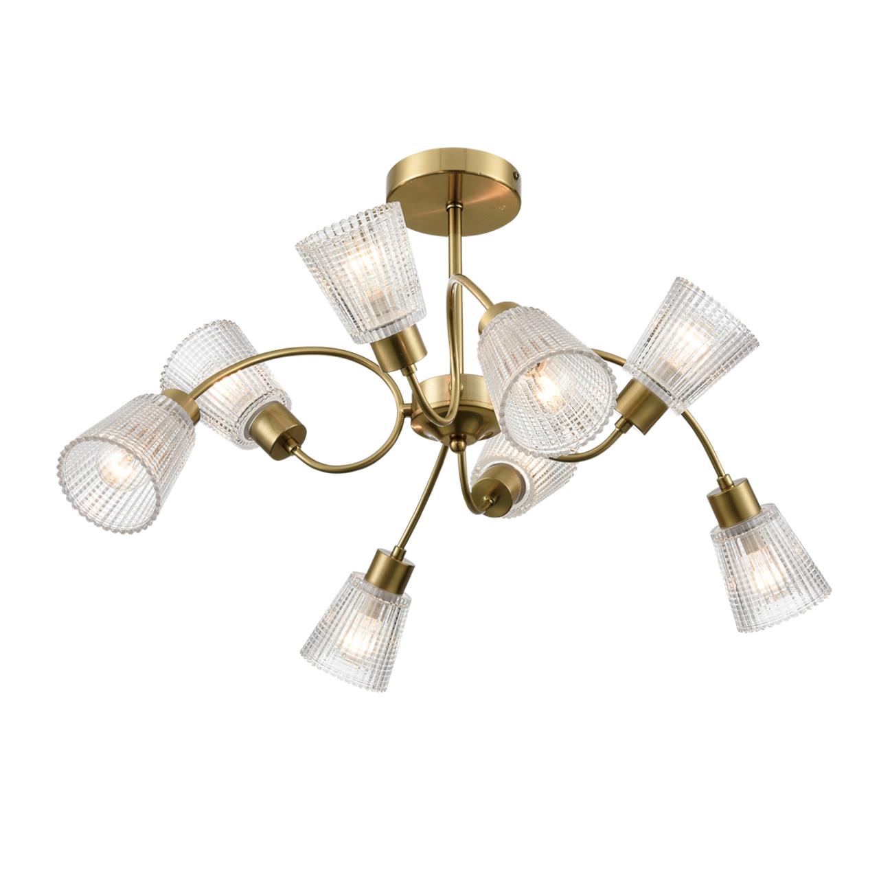 Светильник потолочный LUMION COMFI IMANA медный E14*8 10W