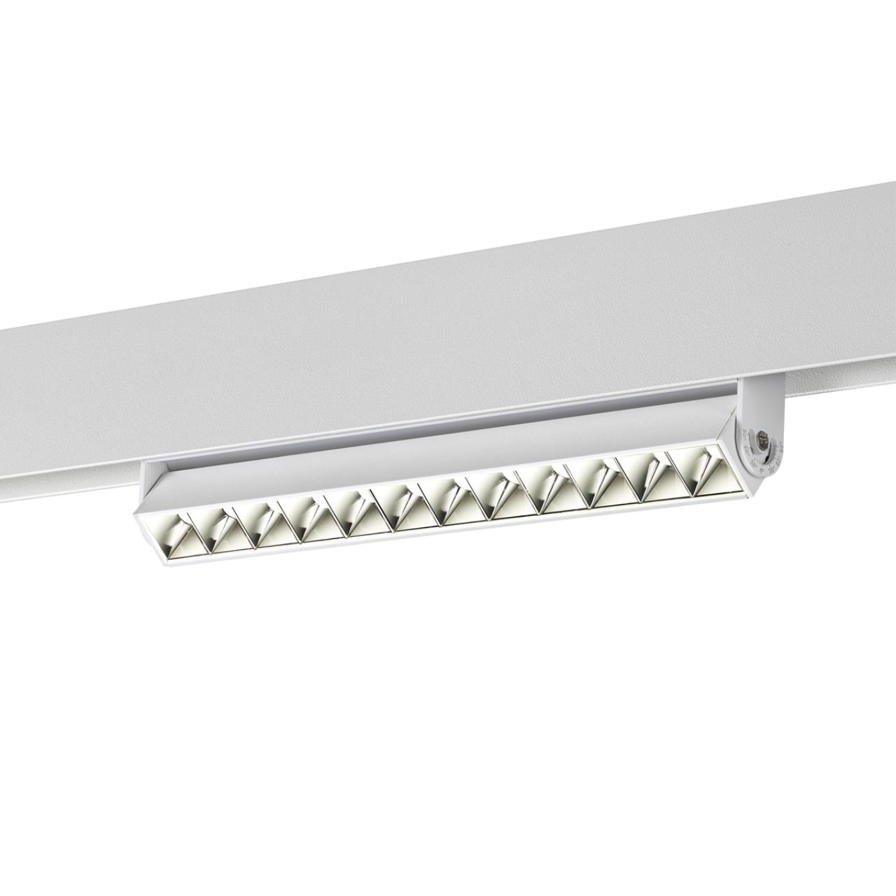 Трековый светильник для низковольного шинопровода NOVOTECH SHINO FLUM белый LED*1 12W 4000К