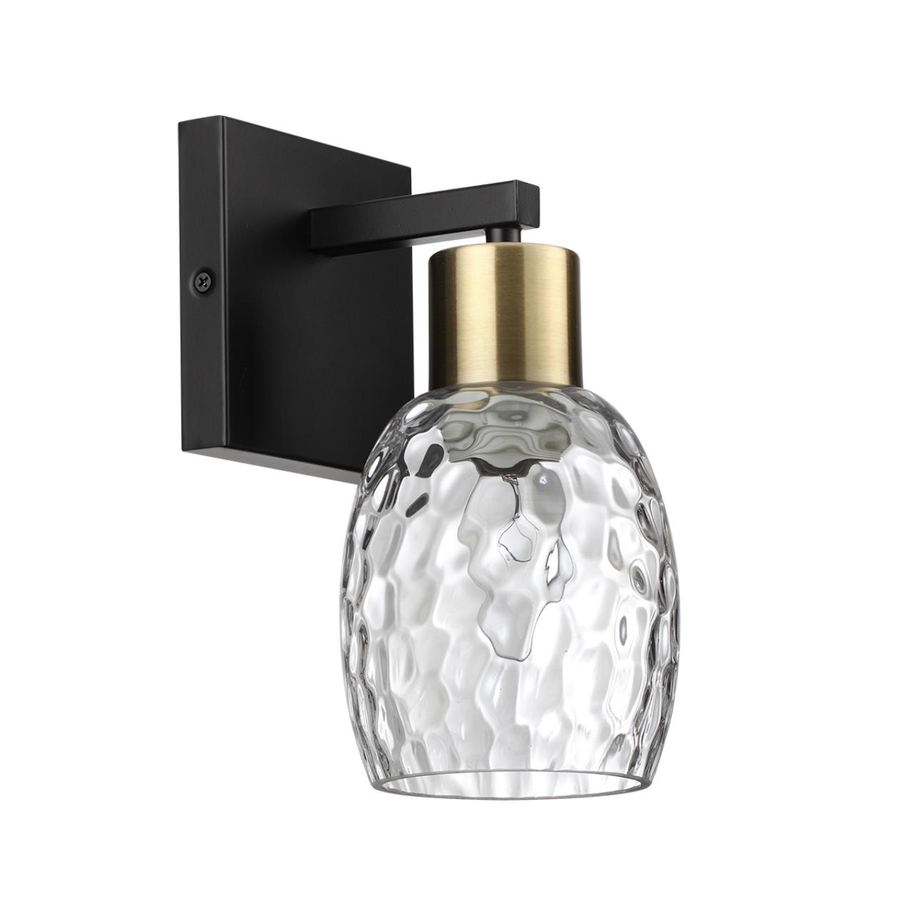 Бра LUMION MODERNI ICE черный, золотой