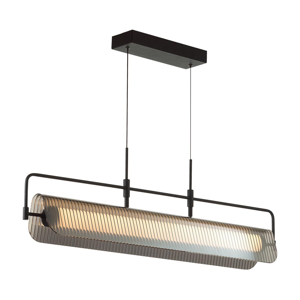 Подвес линейный ODEON LIGHT L-VISION LINER черный LED*1 35W 3000К плафон черный