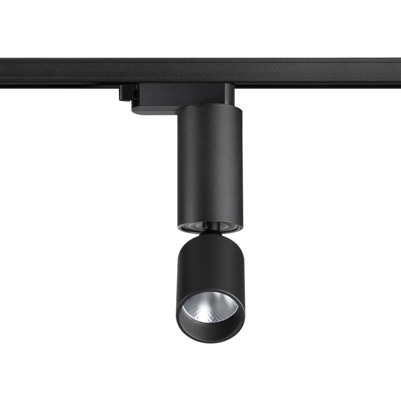 Светильник светодиодный однофазный трехжильный трековый NOVOTECH PORT TUBO черный LED 5W