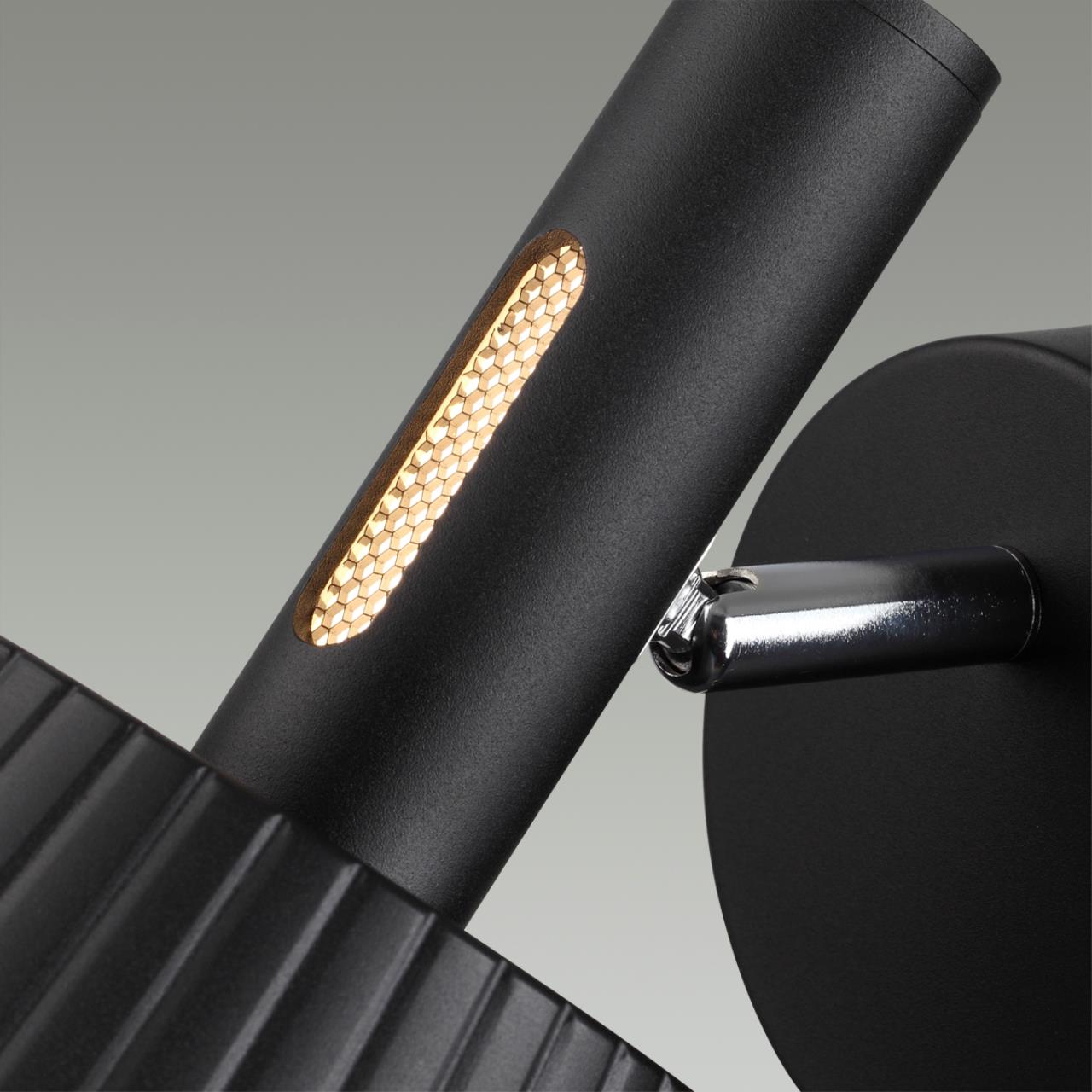 Настенный светильник ODEON LIGHT HIGHTECH MALI черный LED*1 10W