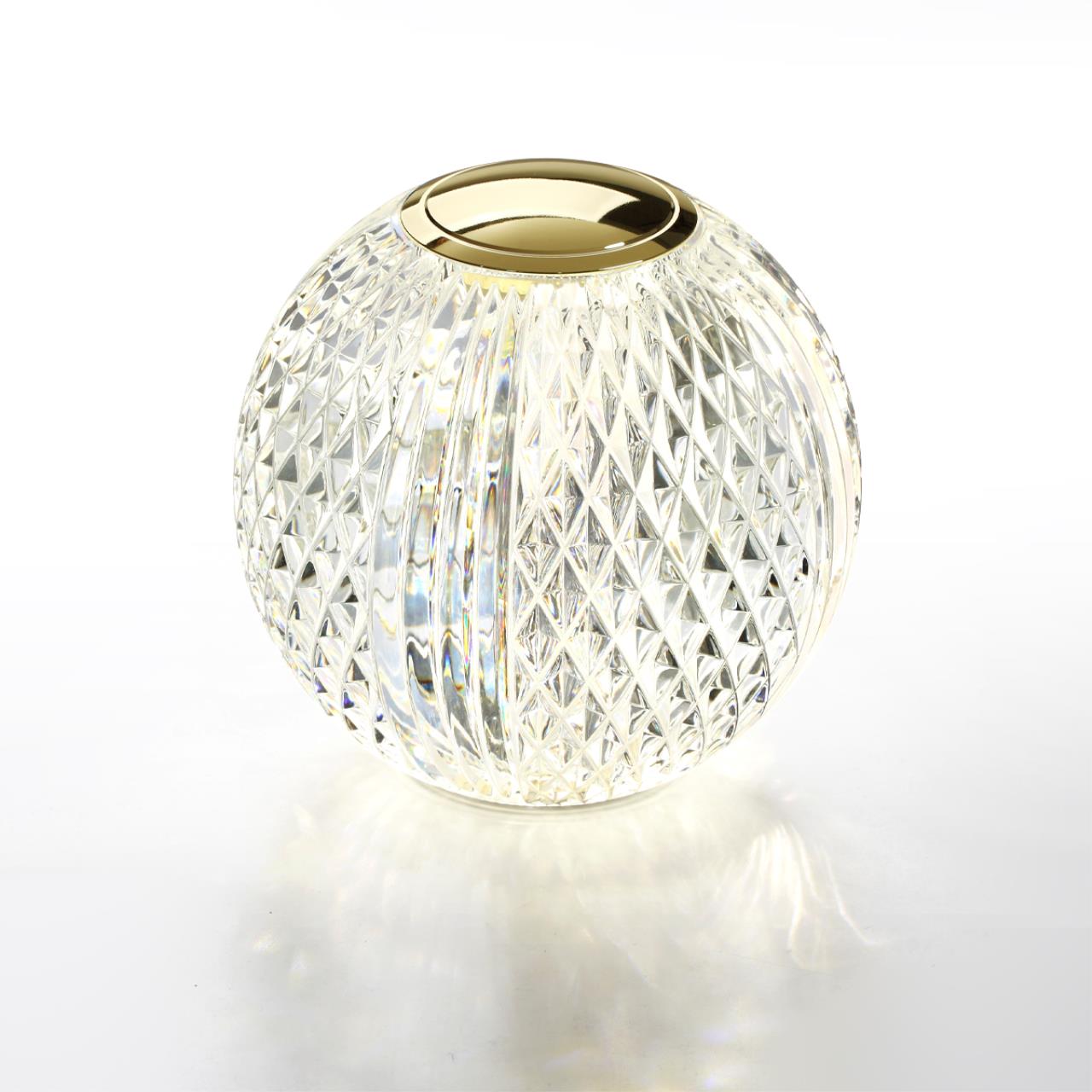 Настольный светильник ODEON LIGHT L-VISION CRYSTAL золотой