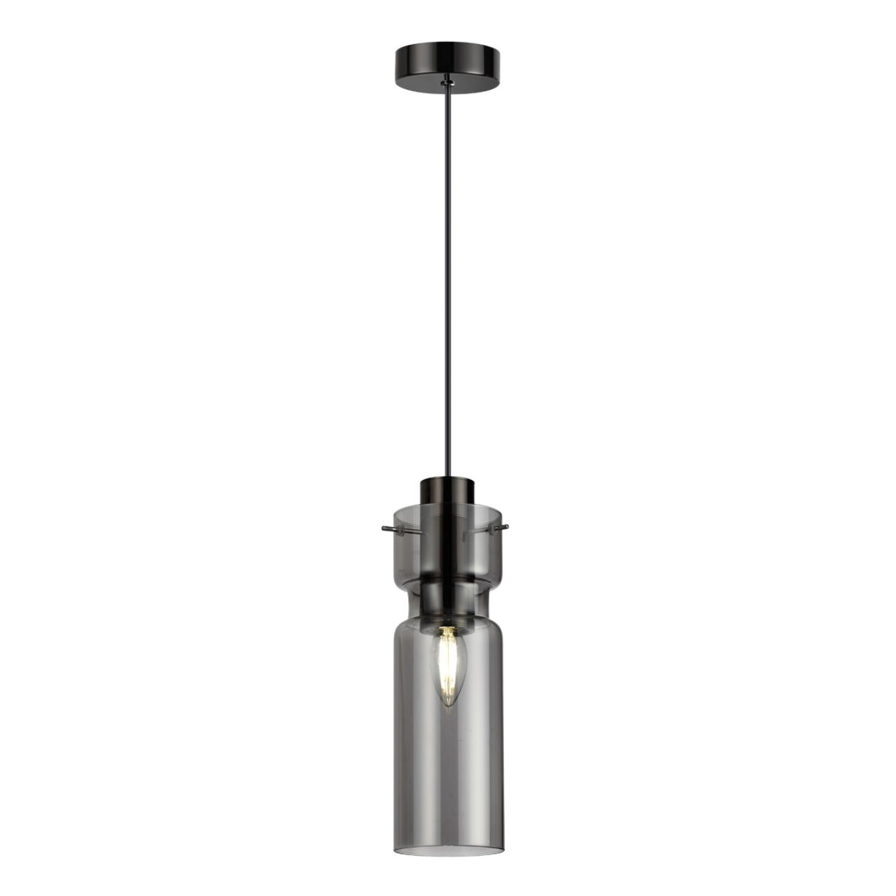Подвес ODEON LIGHT PENDANT SCROW черный E27*1 10W плафон черный