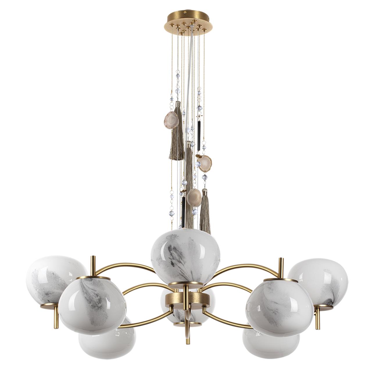 Люстра ODEON LIGHT EXCLUSIVE MODERN FIOLENT античная бронза, латунь