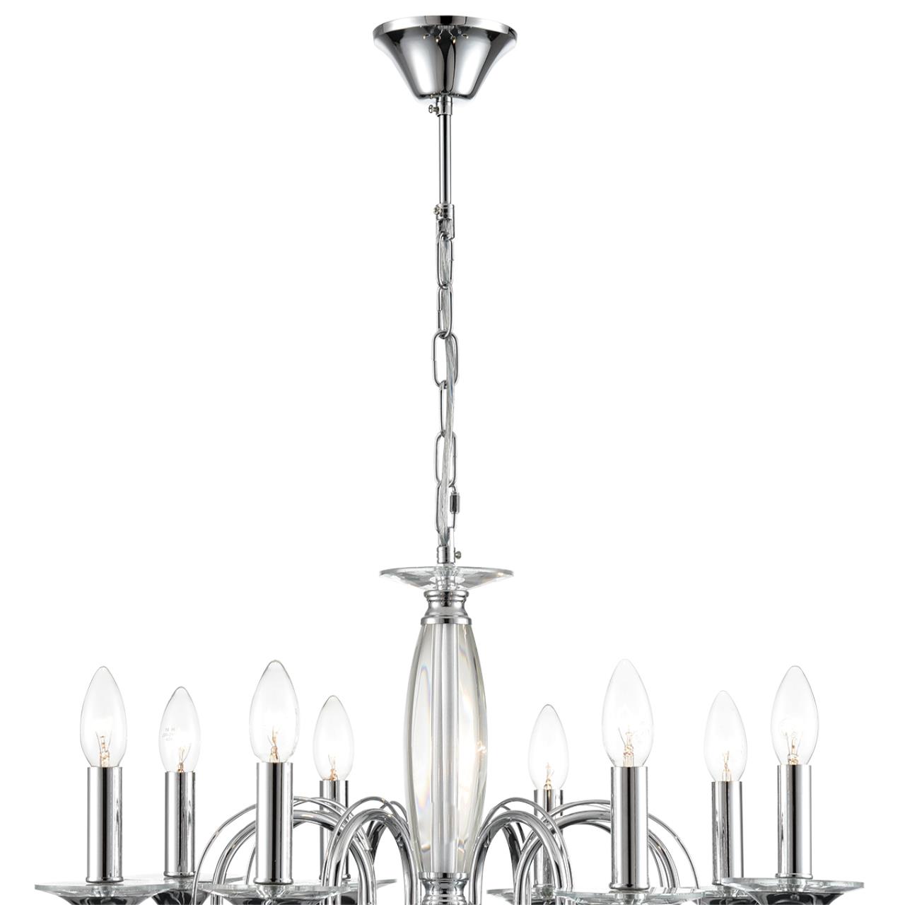 Люстра LUMION CLASSI LAOKA хром E14*8 10W