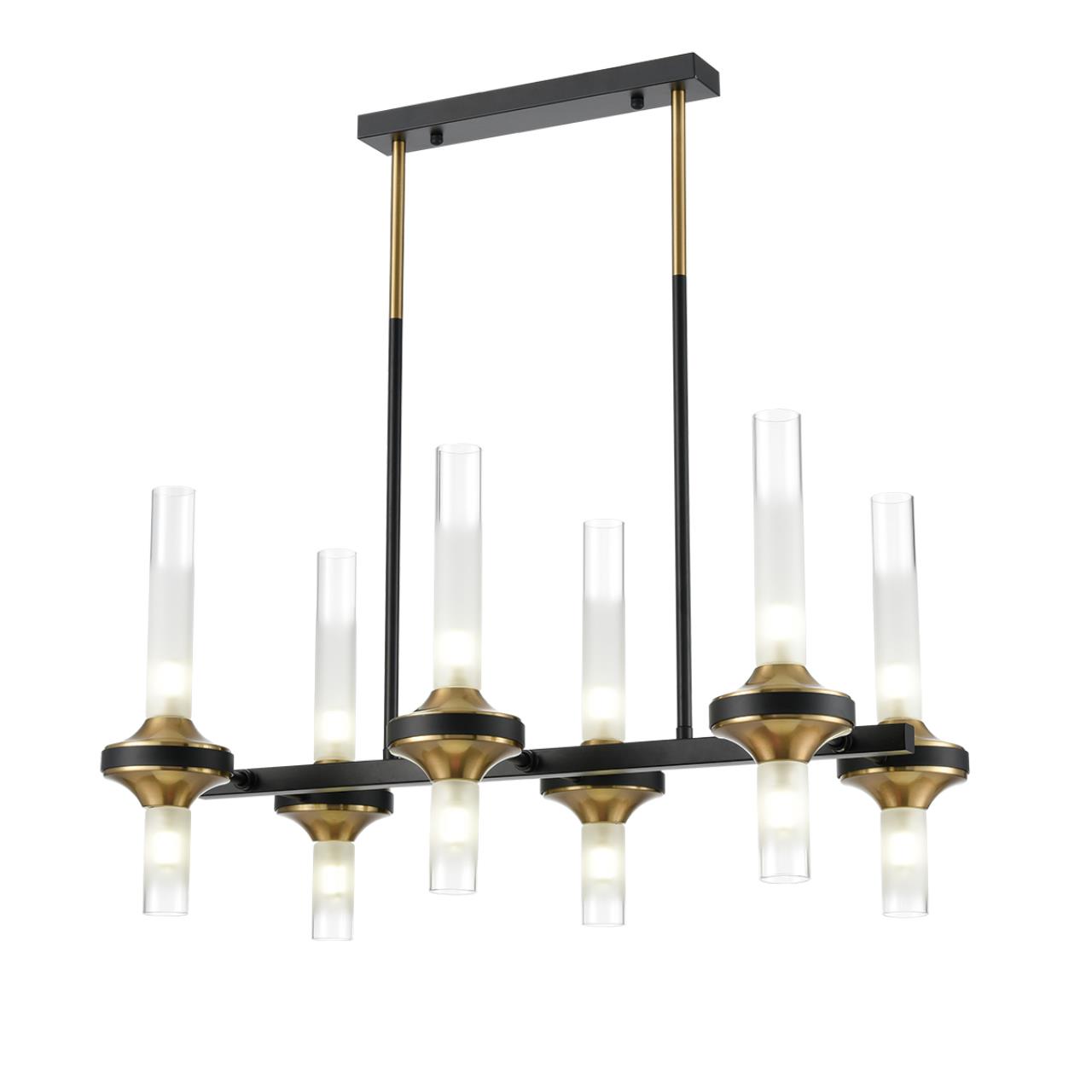 Люстра на штанге LUMION NEOCLASSI TAMARESA черный, бронзовый G9*12 10W