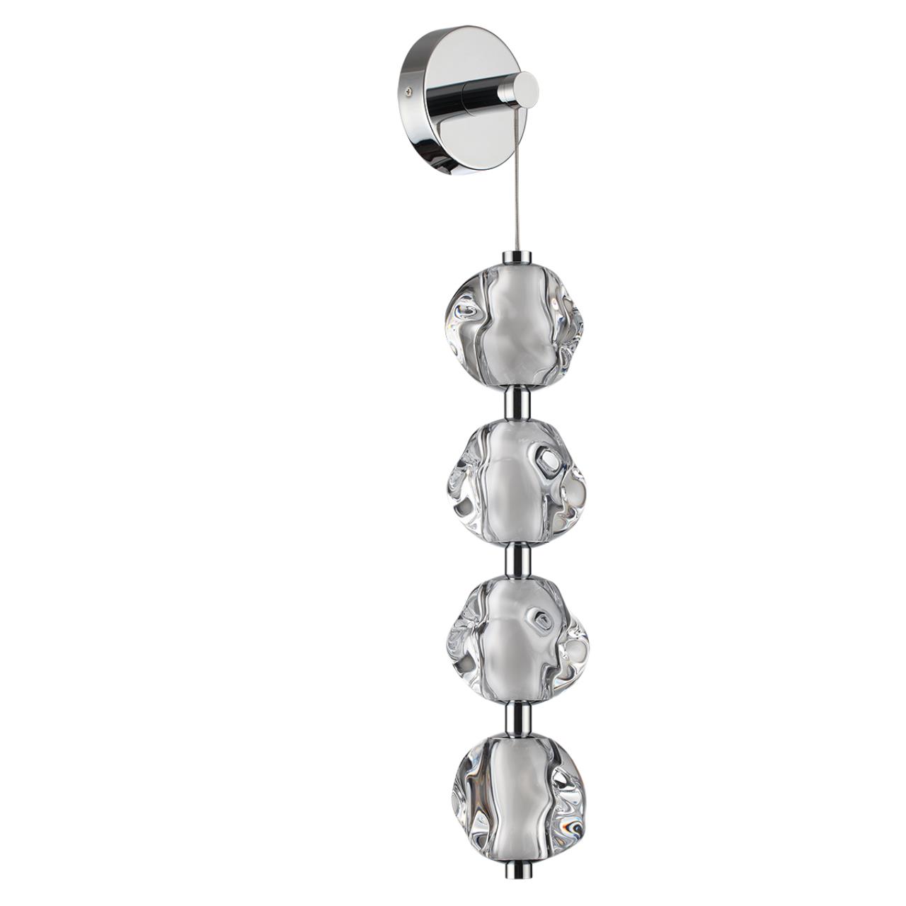 Бра ODEON LIGHT L-VISION JEMSTONE хром LED*1 17W