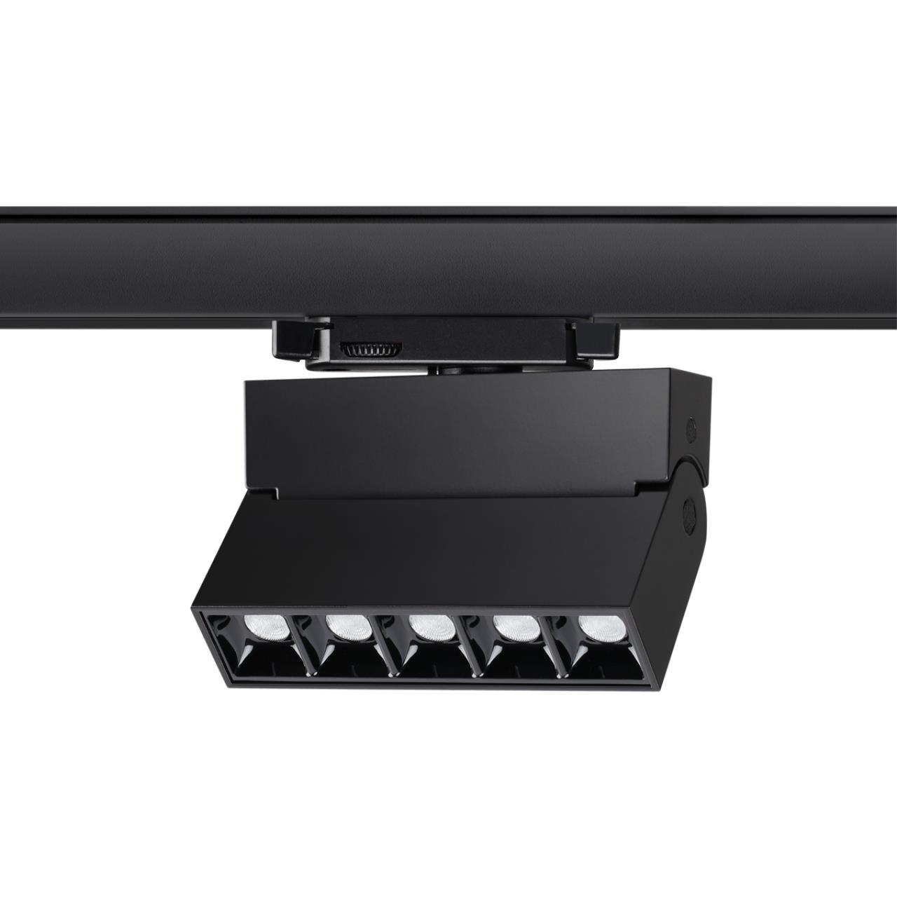 Трехфазный трековый свтильник NOVOTECH PORT EOS черный LED 13W