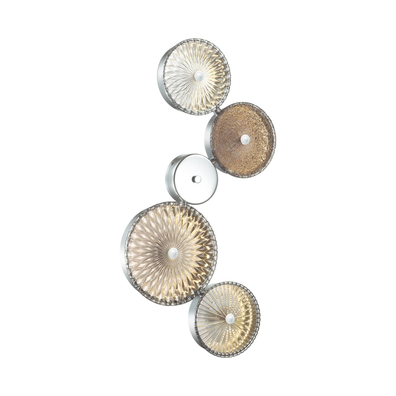 Бра ODEON LIGHT EXCLUSIVE L-VISION CARAMELLA хром LED*1 26W