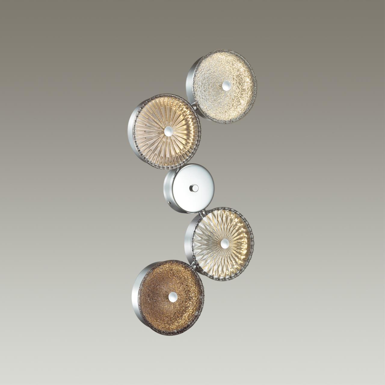 Бра ODEON LIGHT EXCLUSIVE L-VISION CARAMELLA хром LED*1 25W
