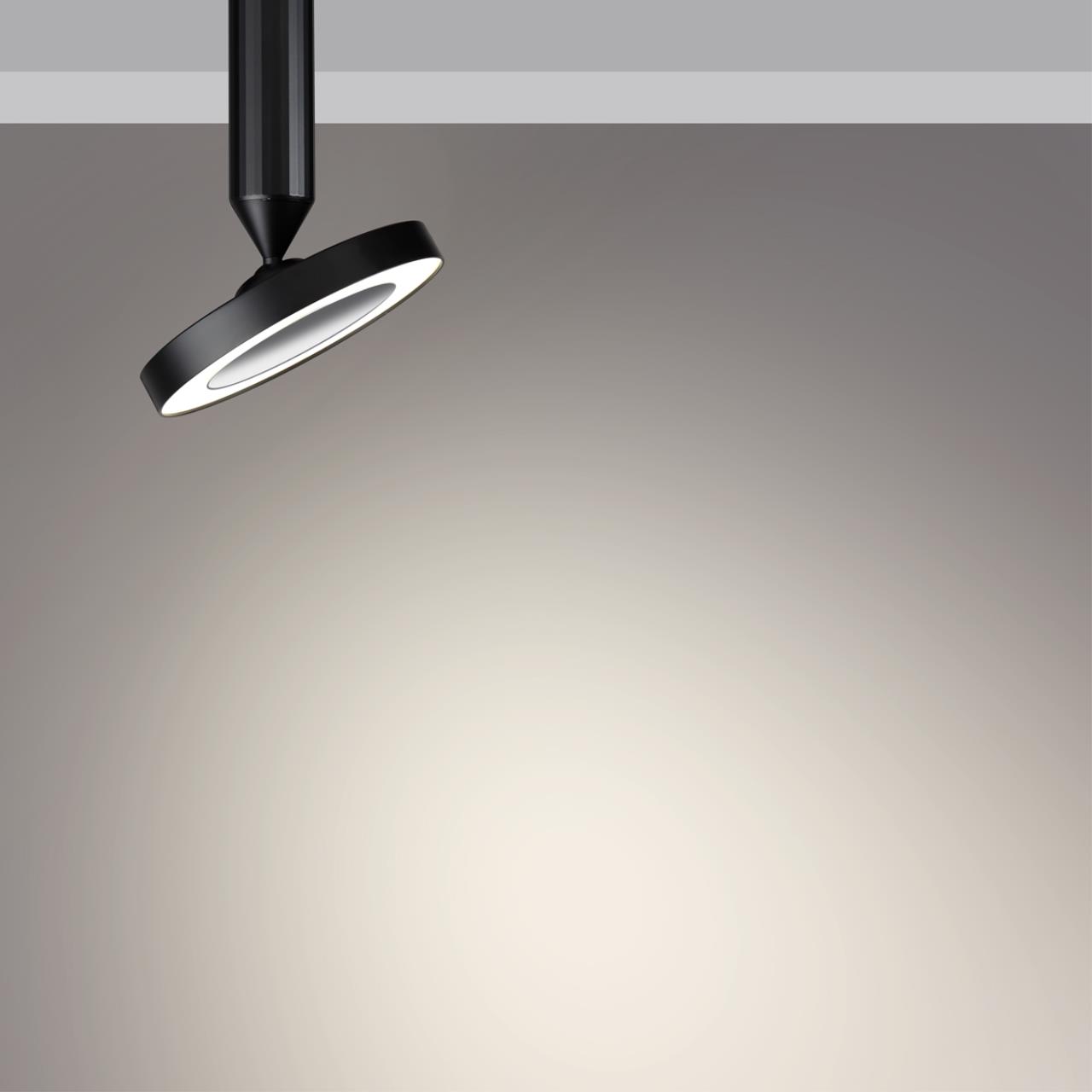 Светильник накладной светодиодный NOVOTECH OVER MIRROR черный LED*1 18W 3000К плафон черный