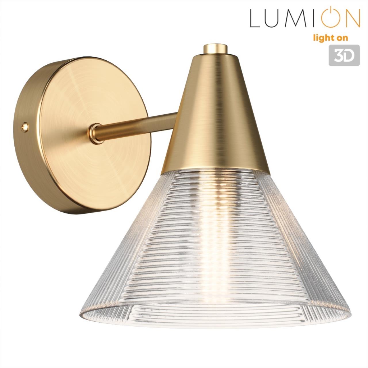 Бра LUMION MODERNI CORNE латунь
