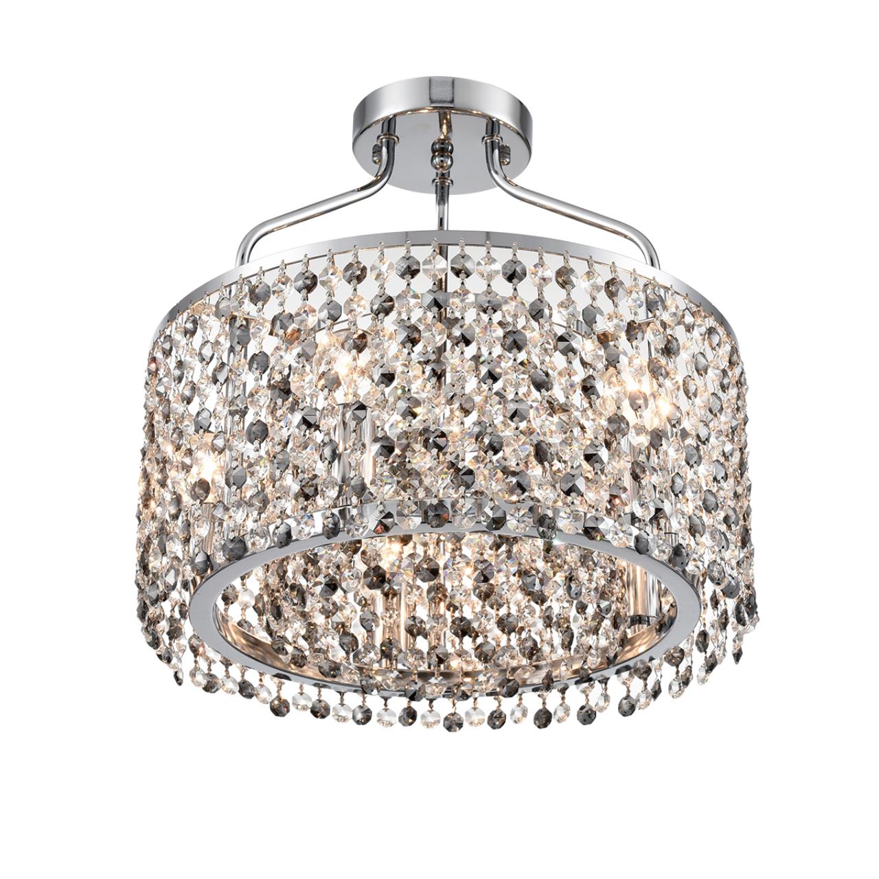 Люстра потолочная LUMION CLASSI LAYLA хром E14*5 10W