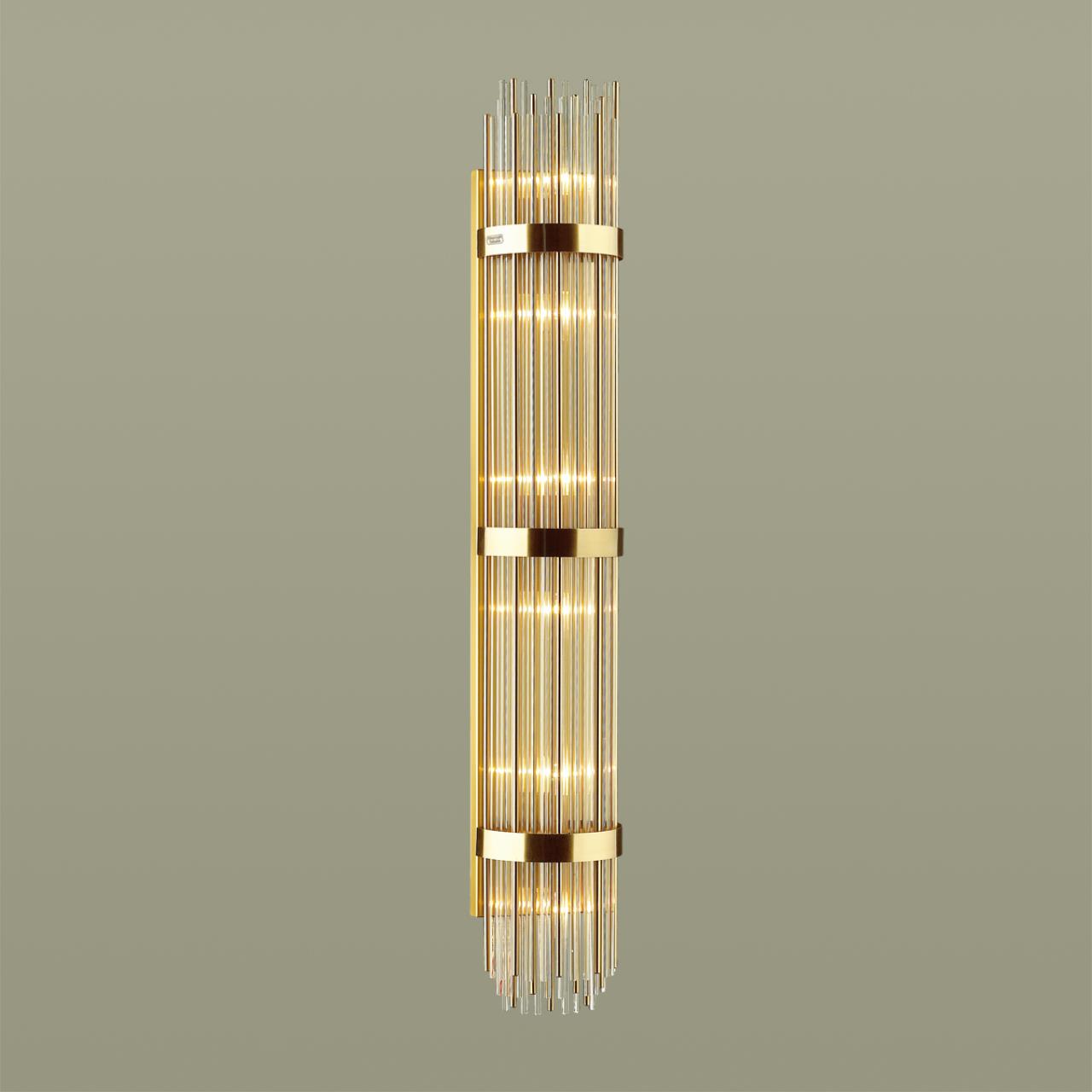 Настенный светильник ODEON LIGHT EXCLUSIVE HALL EMPIRE золотой E14*6 10W  1300 мм