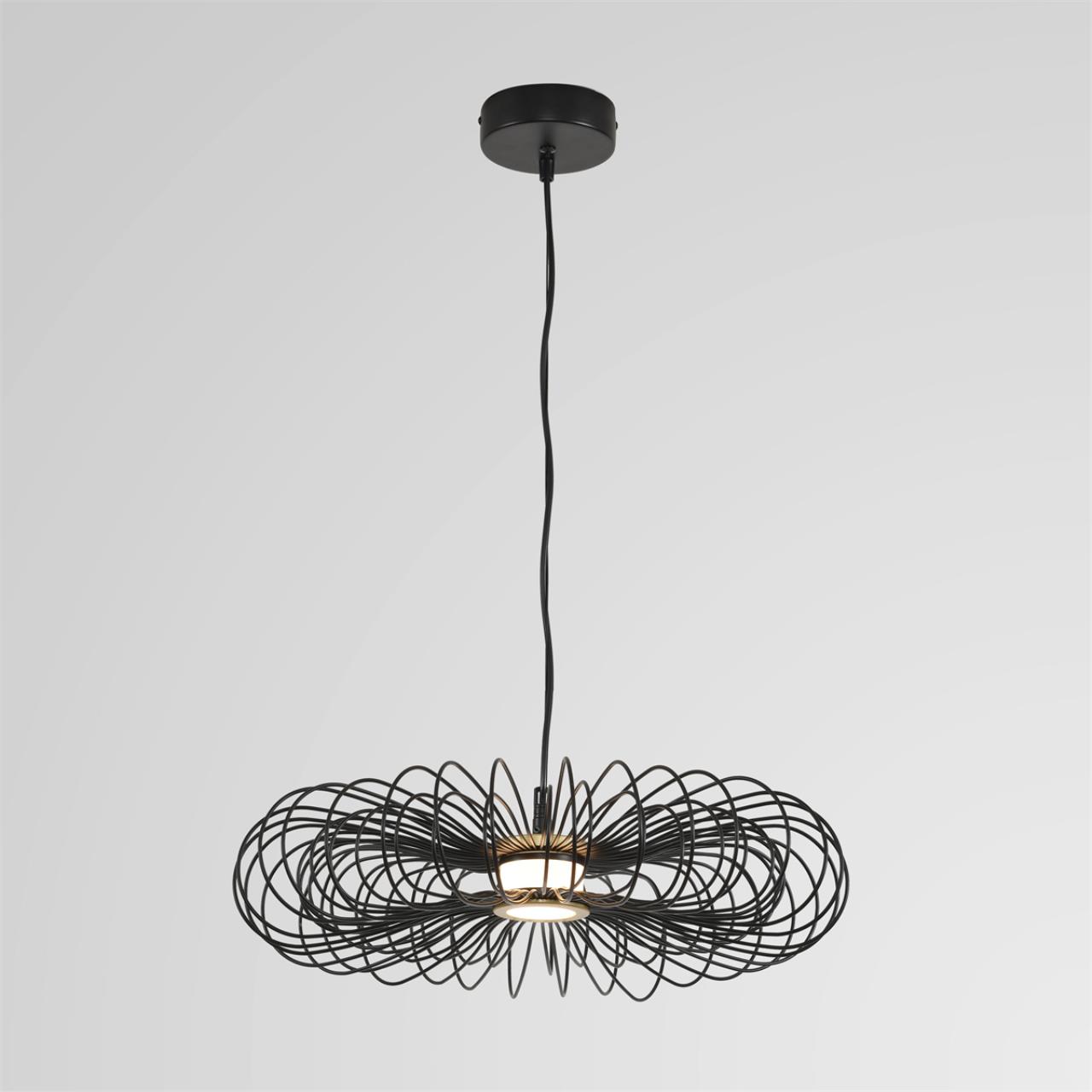 Подвес LUMION LEDIO CAMOMILE черный LED*1 9W 3000К