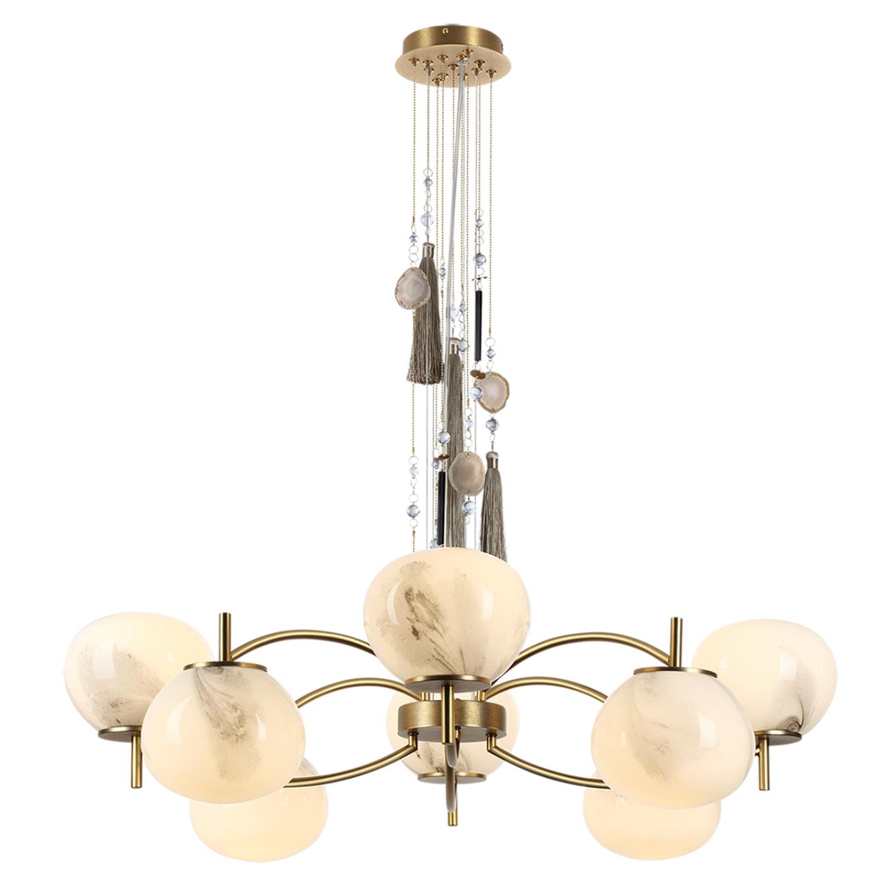 Люстра ODEON LIGHT EXCLUSIVE MODERN FIOLENT античная бронза, латунь