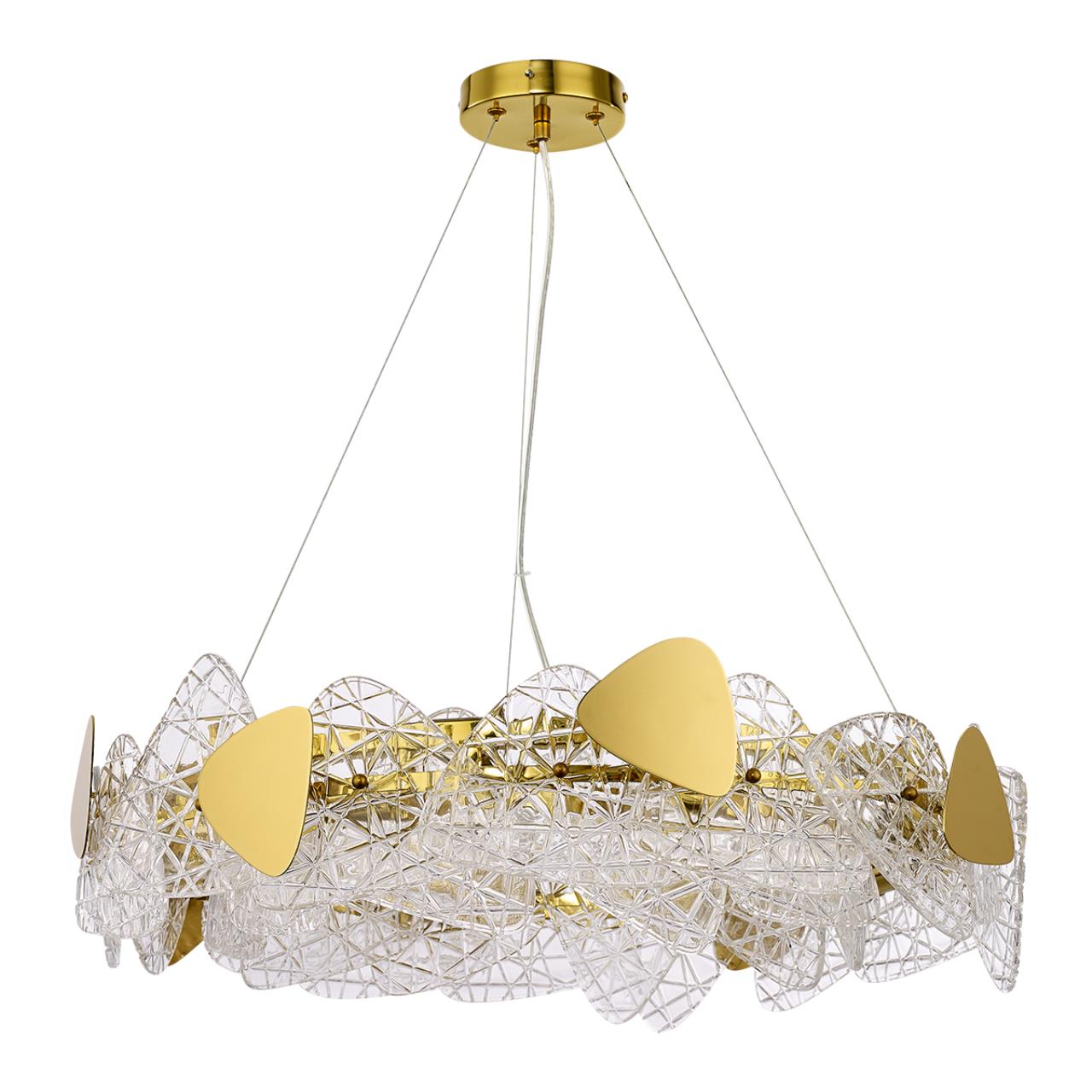 Люстра подвесная LUMION NEOCLASSI QUEENY золотой E14*8 10W