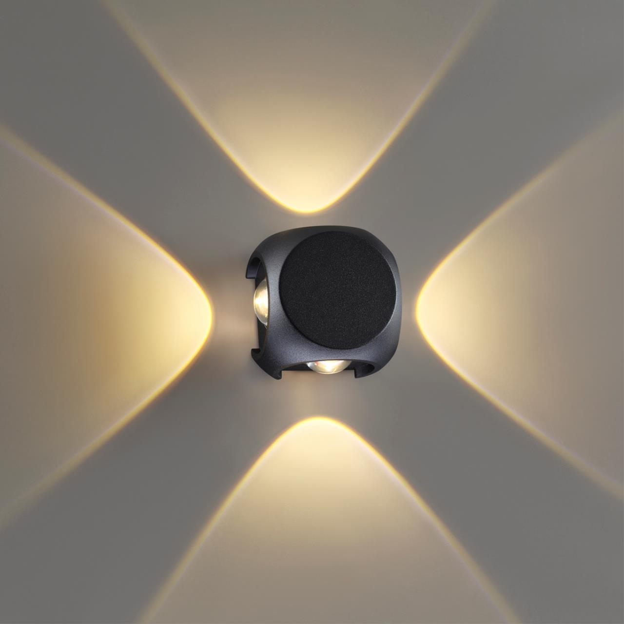 Настенный светильник ODEON LIGHT HIGHTECH Miko черный LED*1 8W
