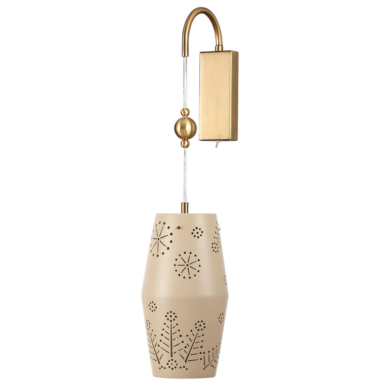 Настенный светильник ODEON LIGHT EXCLUSIVE PENDANT KARELIA латунь E27*1 10W