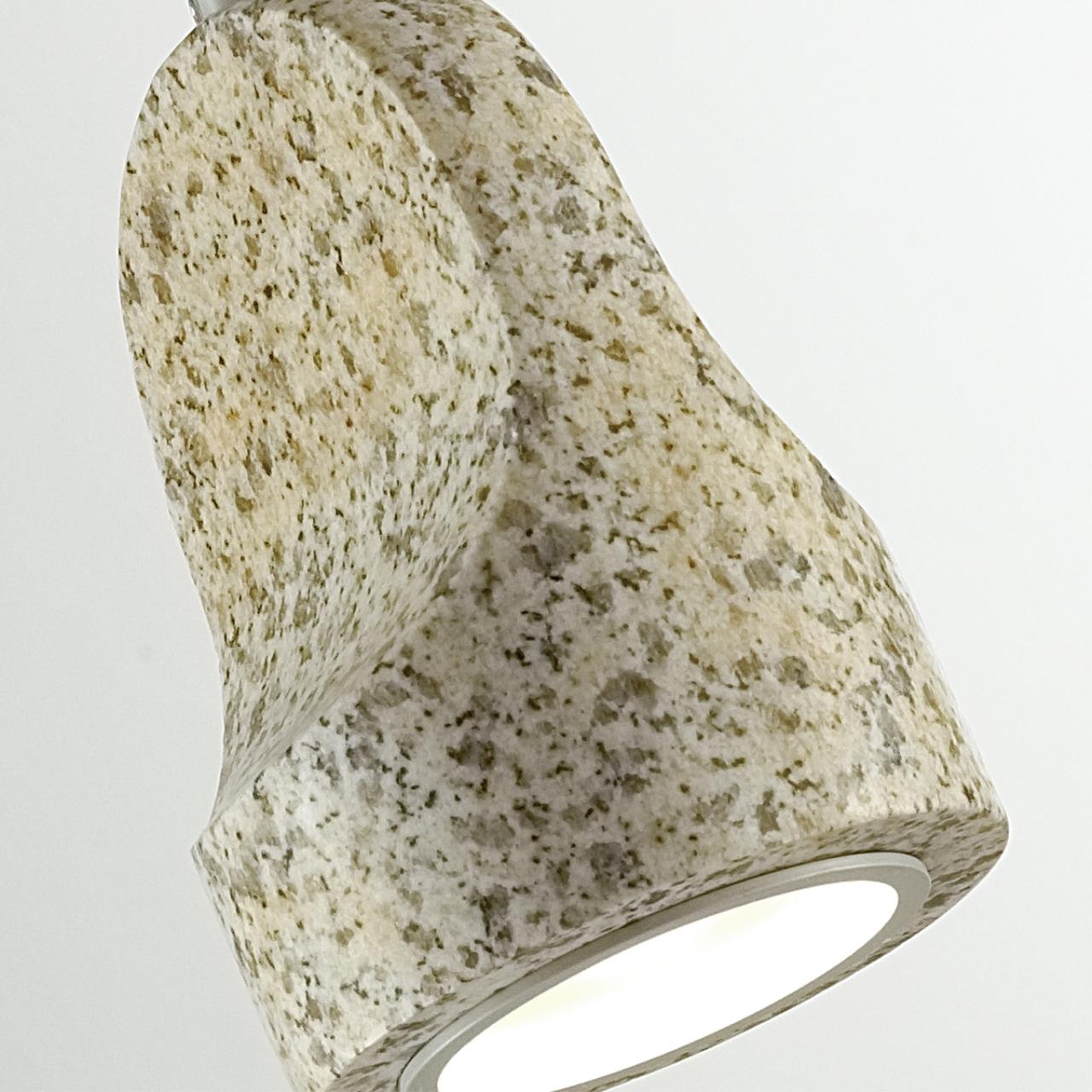Подвесной ODEON LIGHT L-VISION PIETRA серый LED*1 5W 3000К плафон серый