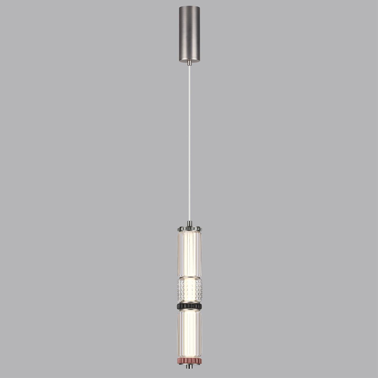 Подвес ODEON LIGHT EXCLUSIVE L-VISION COLLIER никель LED*1 12W