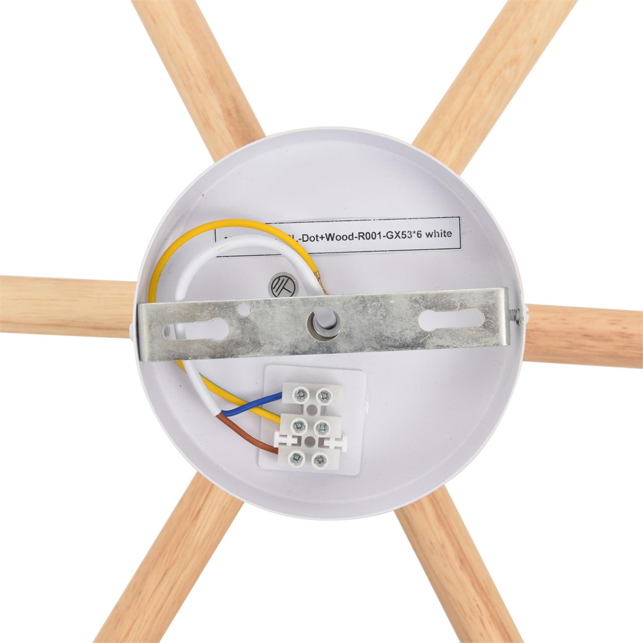 Светильник потолочный LUMION COMFI VUDI белый, бежевый GX53*6 10W