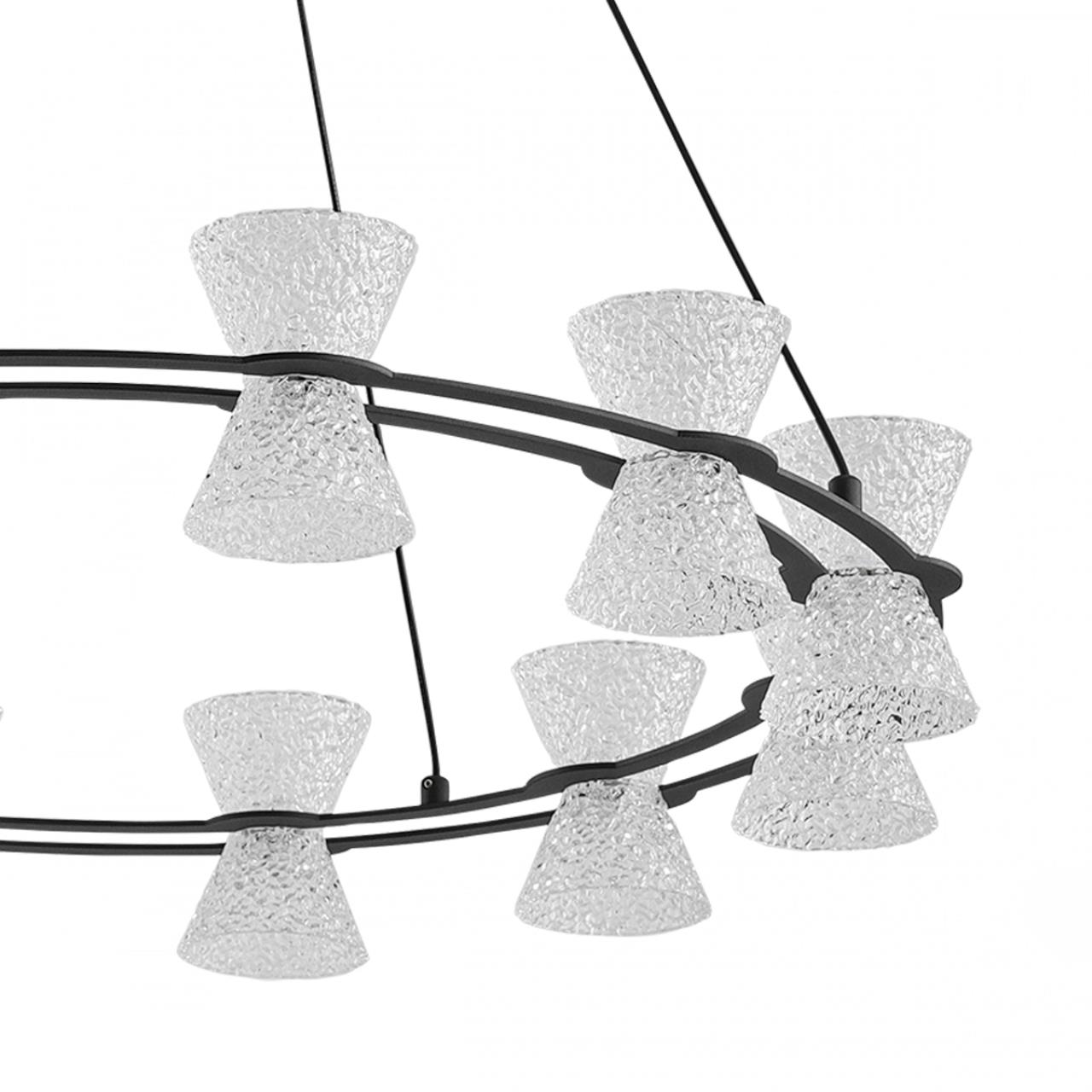 Люстра подвесная LUMION LEDIO VINORA черный LED*1 42W