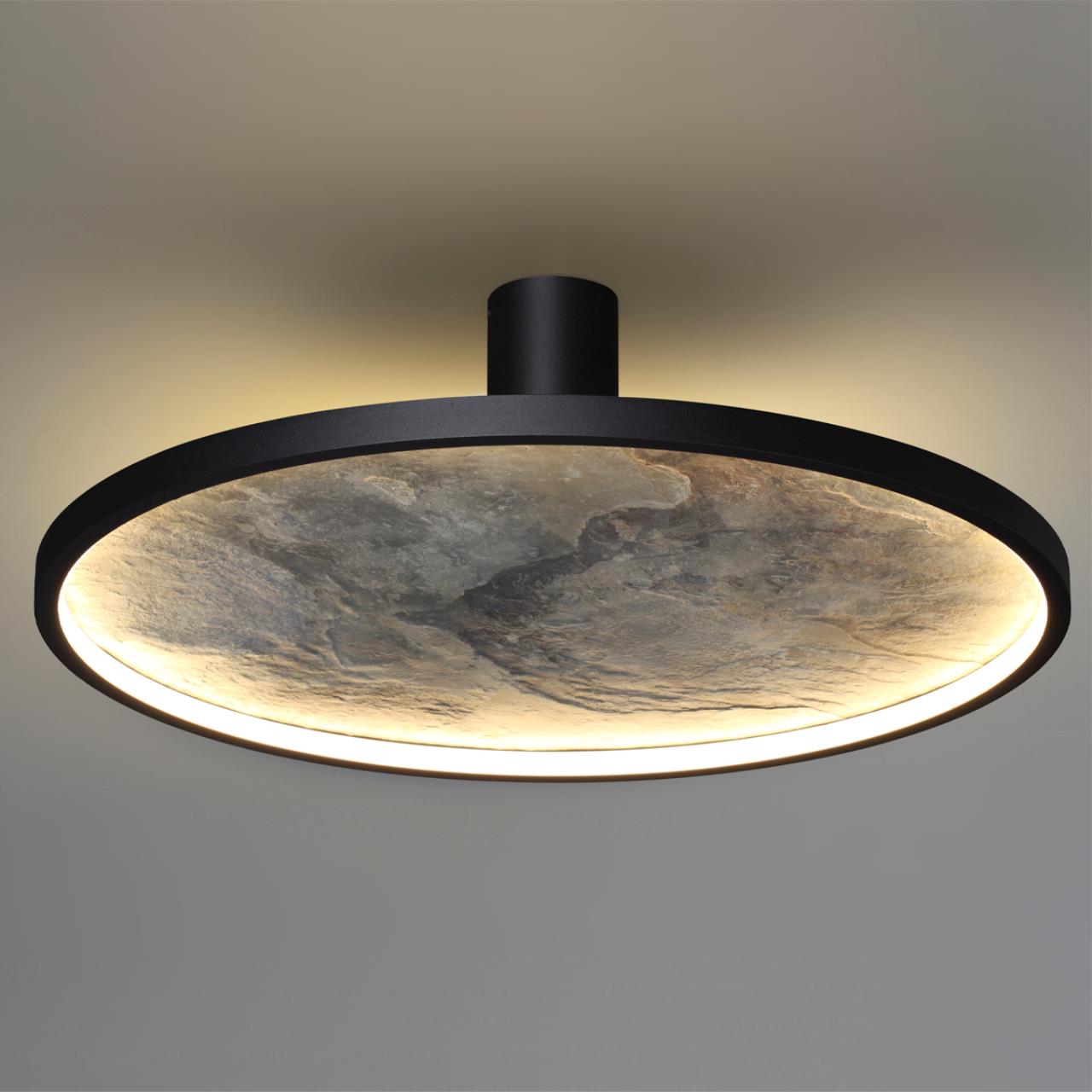 Настенно-потолочные ODEON LIGHT L-VISION STOFLAKE черный LED*1 45W