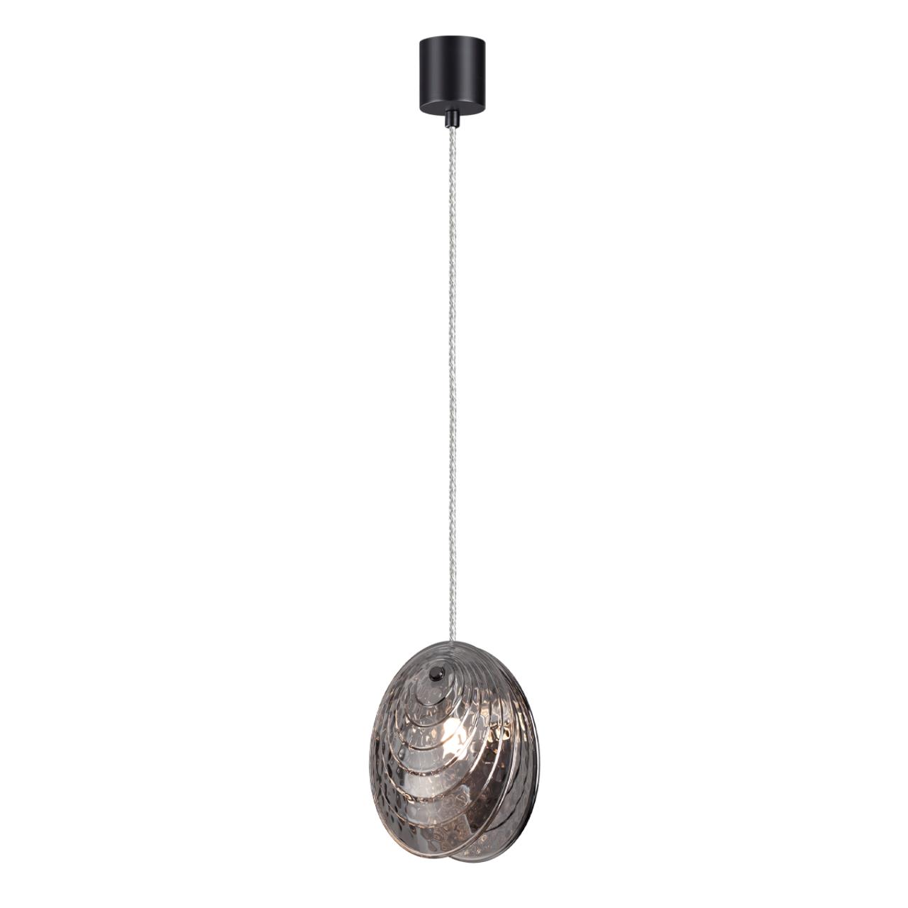 Подвес ODEON LIGHT MODERN MUSSELS черный G9*1 10W плафон черный