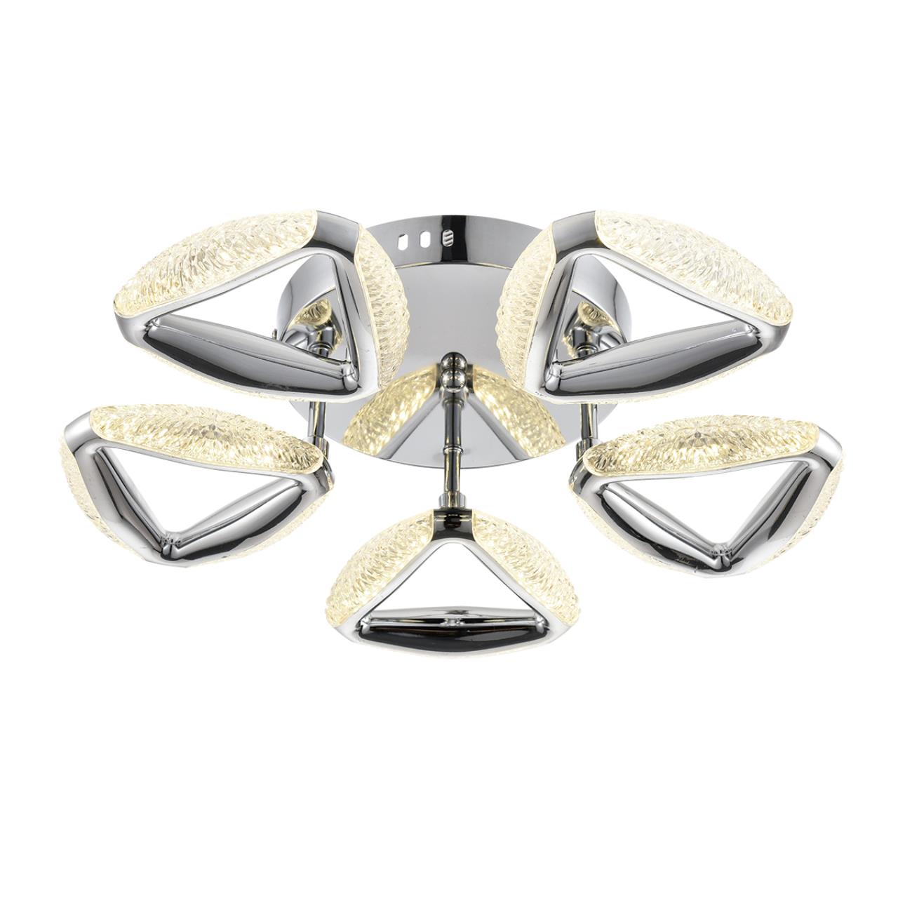 Люстра потолочная LUMION LEDIO RUANA хром LED*1 65W