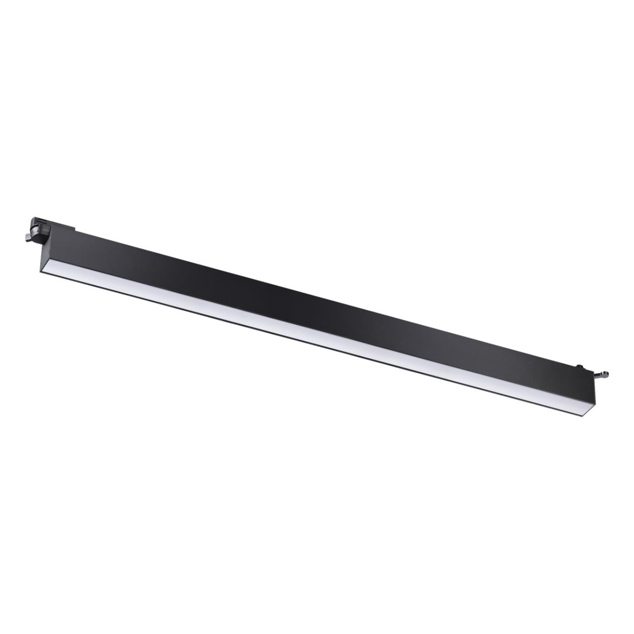 Светильник трековый однофазный трехжильный светодиодный NOVOTECH PORT ITER черный LED*1 40W