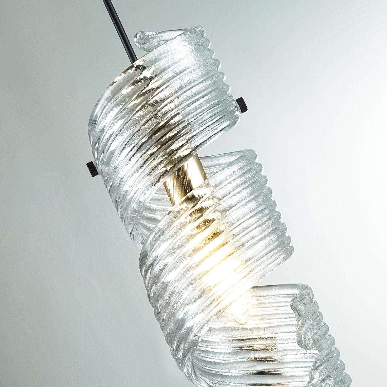 Подвес/бра ODEON LIGHT EXCLUSIVE MODERN FUSILLI черный