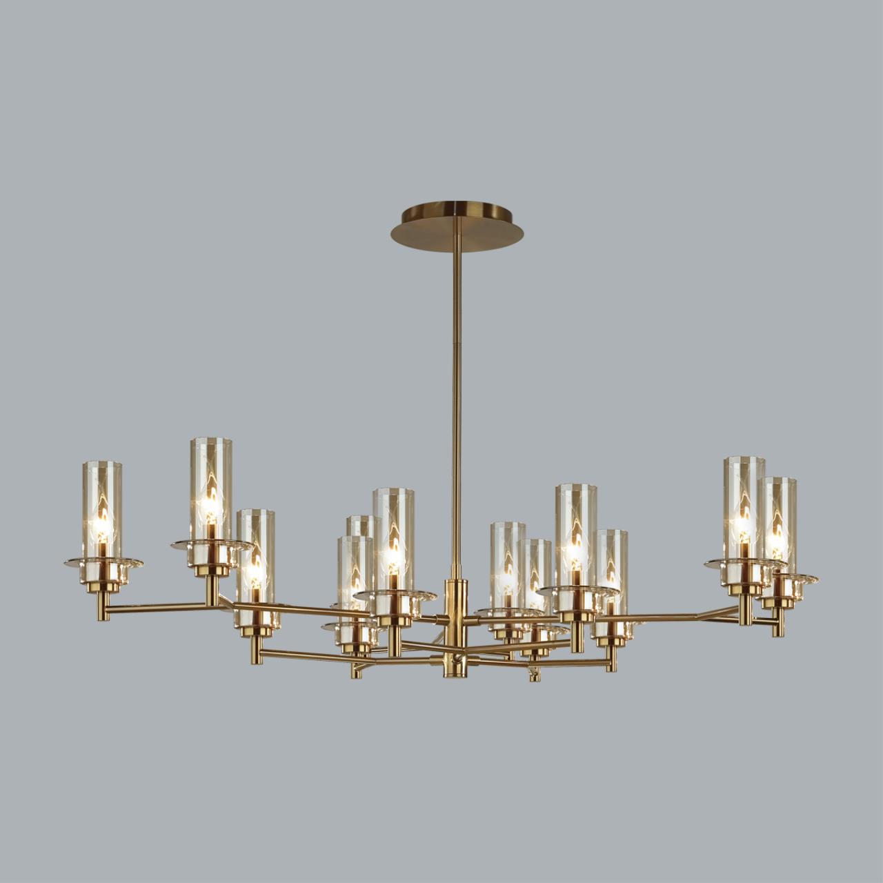 Люстра на штанге LUMION CLASSI MADONNA бронзовый E14*12 10W