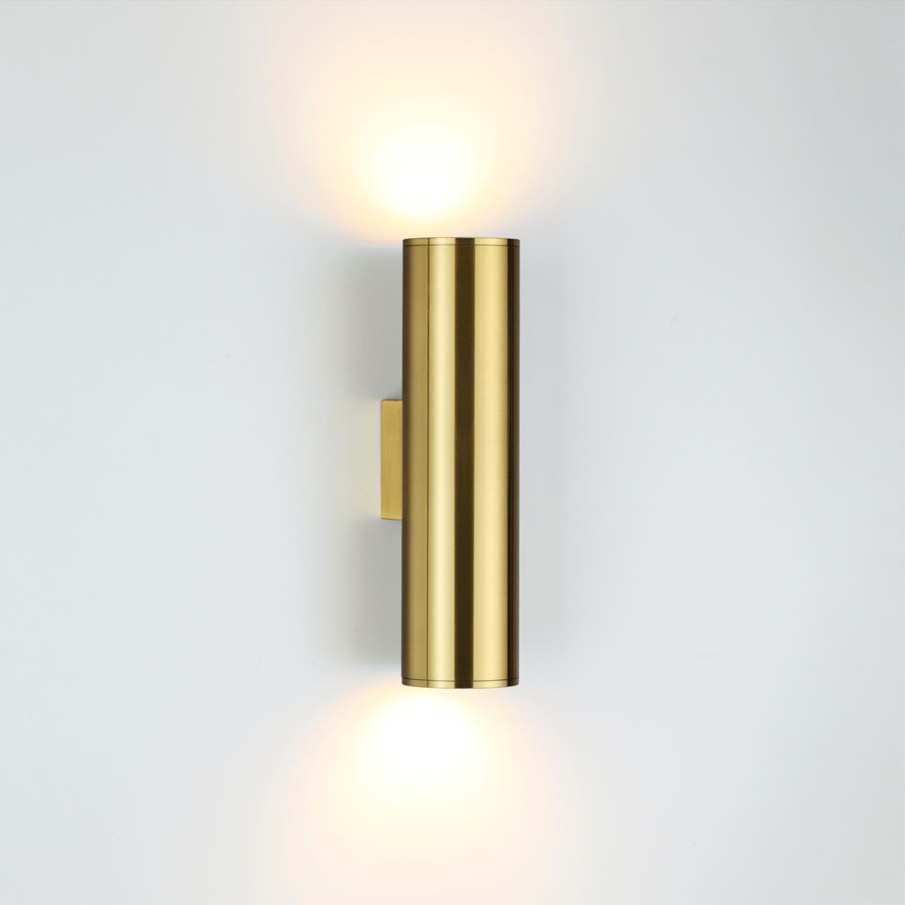 Настенный светильник ODEON LIGHT HIGHTECH DARIO золотой E27*2 10W  80 мм