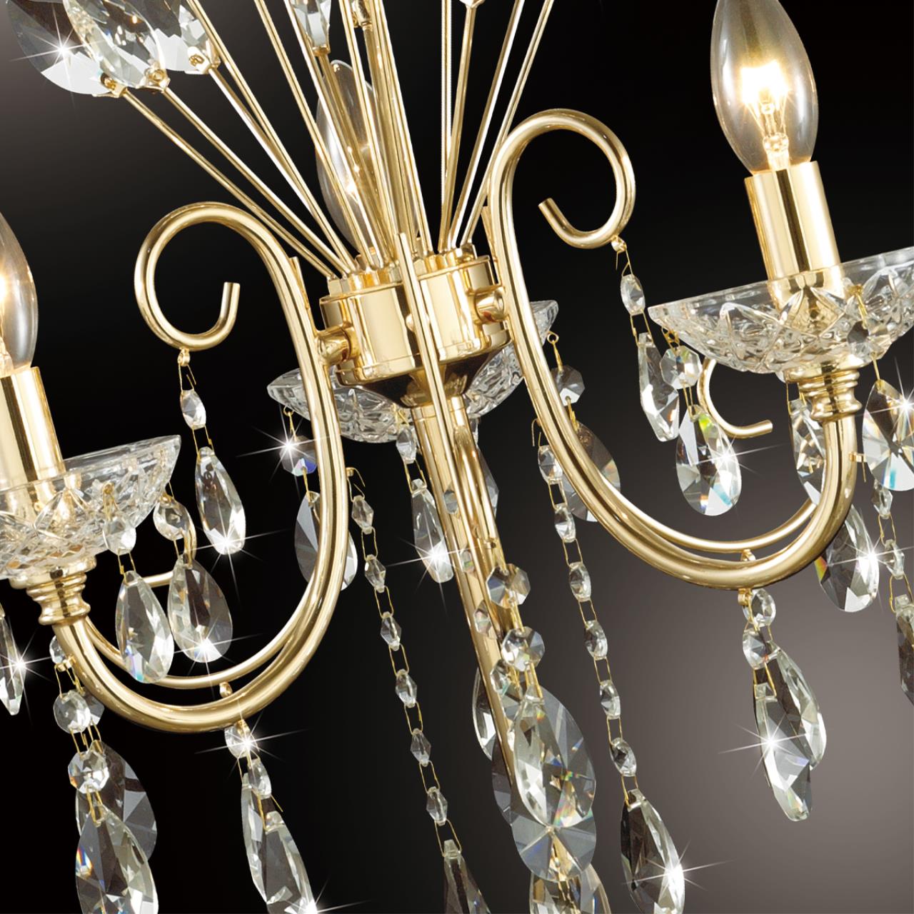 Бра ODEON LIGHT HALL VERSIA золотой E14*2 10W
