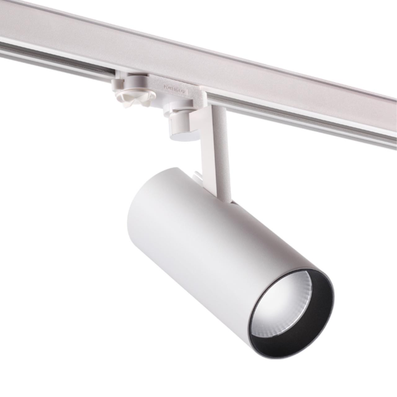 Трехфазный трековый светодиодный светильник NOVOTECH PORT HELIX белый LED*1 30W