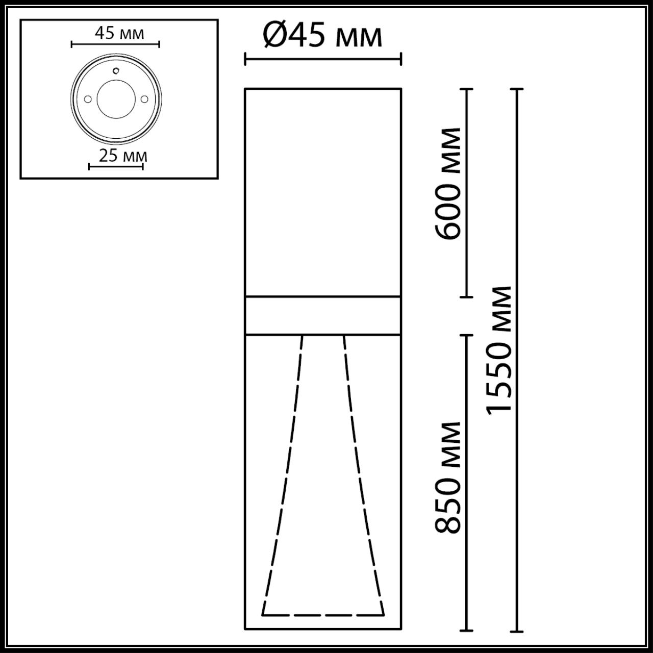Потолочный светильник ODEON LIGHT HIGHTECH DEFANCE бронзовый
