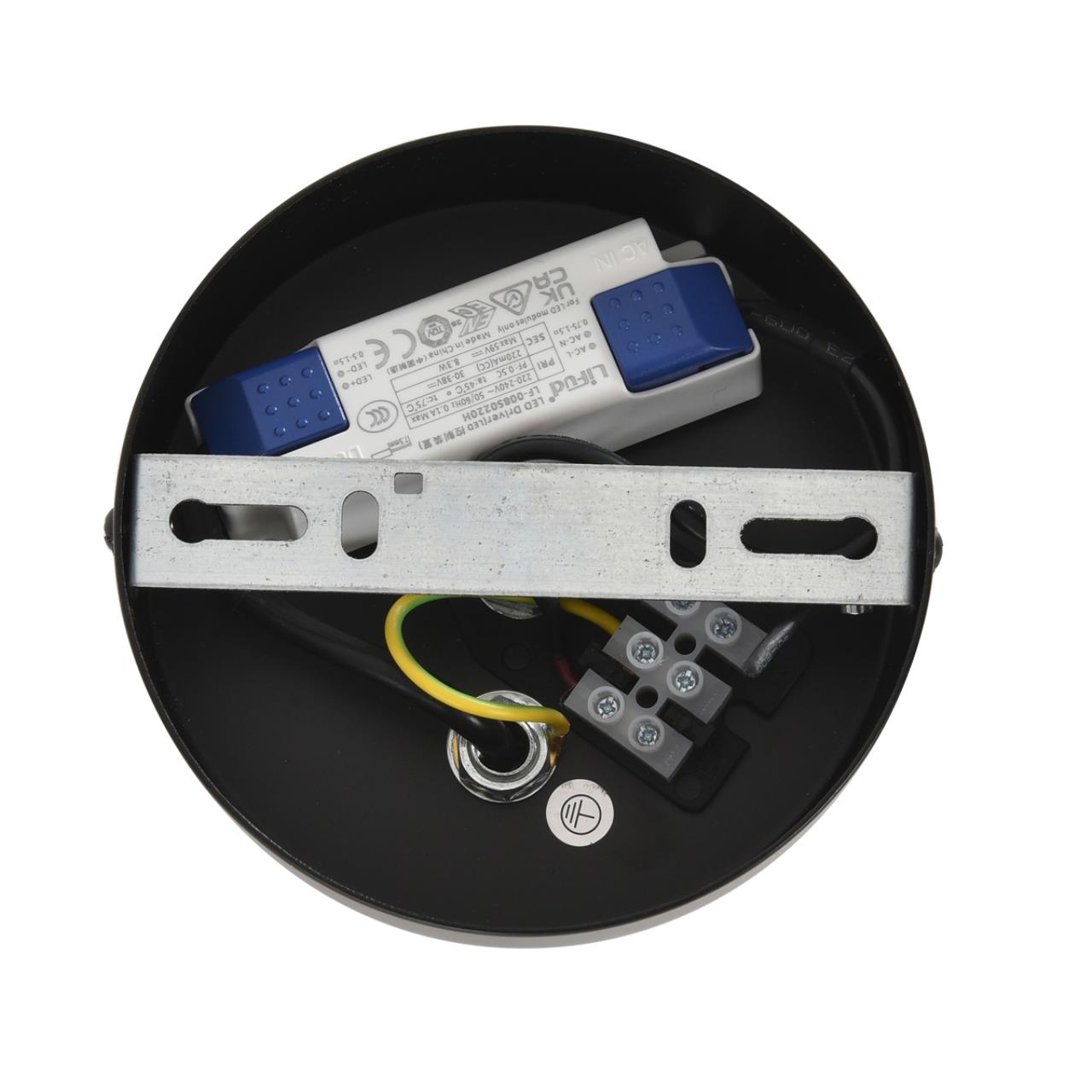 Подвес LUMION LEDIO CAMOMILE черный LED*1 9W 3000К плафон черный