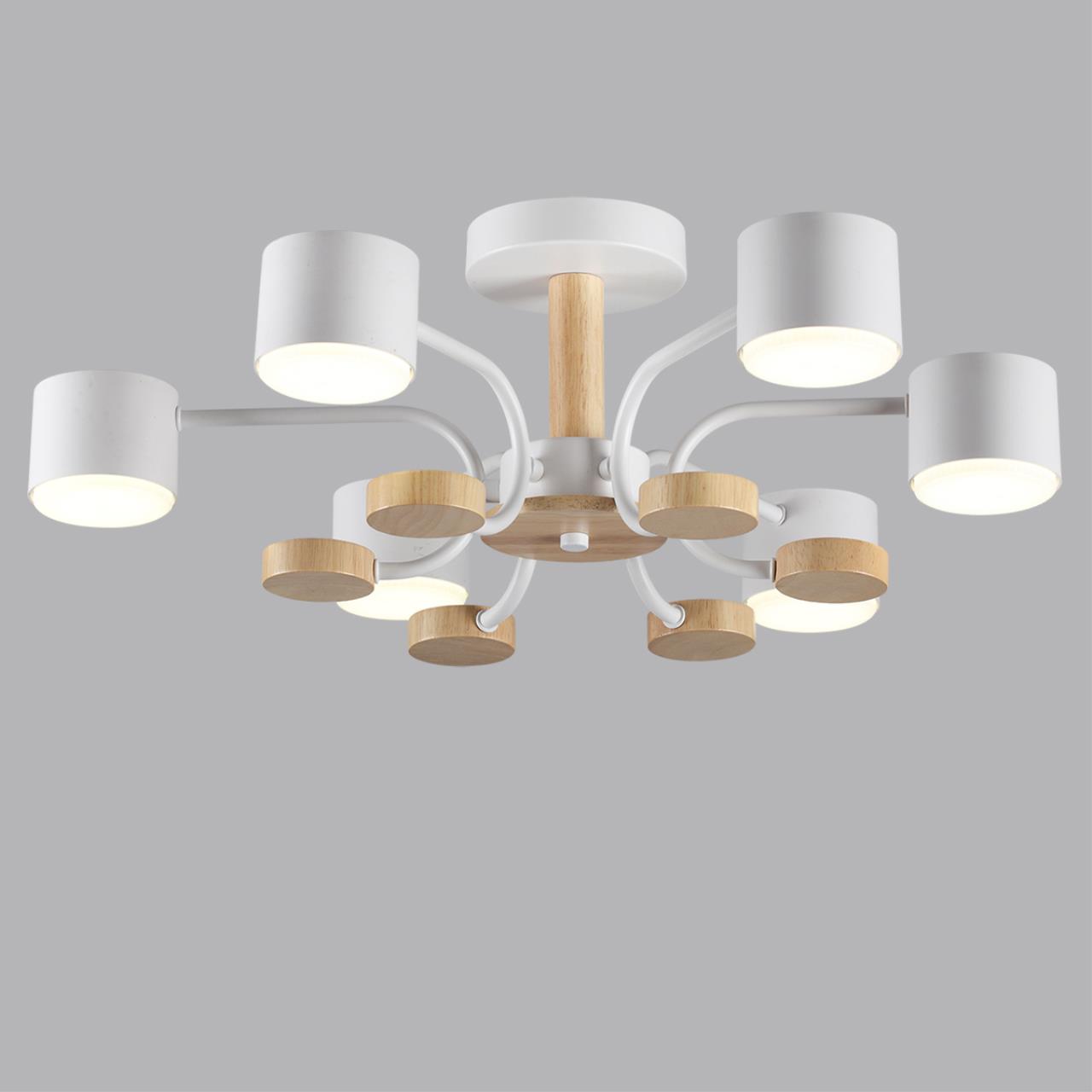 Люстра потолочная LUMION COMFI RONDO белый, бежевый GX53*6 10W