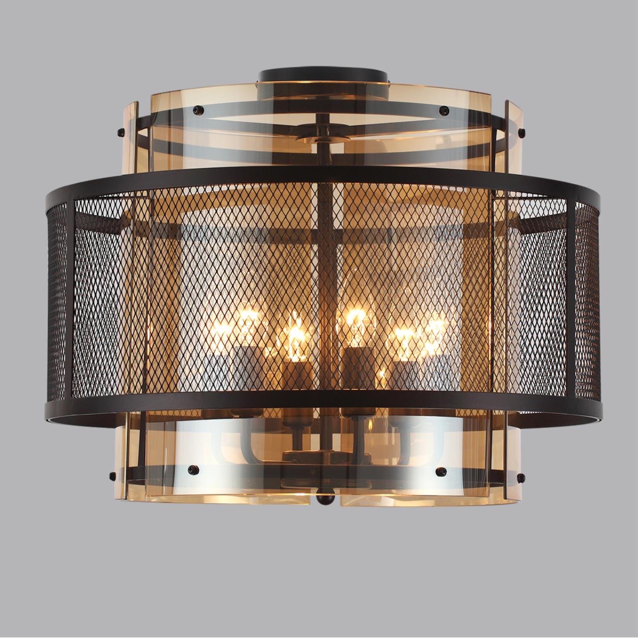 Люстра потолочная LUMION MODERNI ZARINA черный E14*6 10W