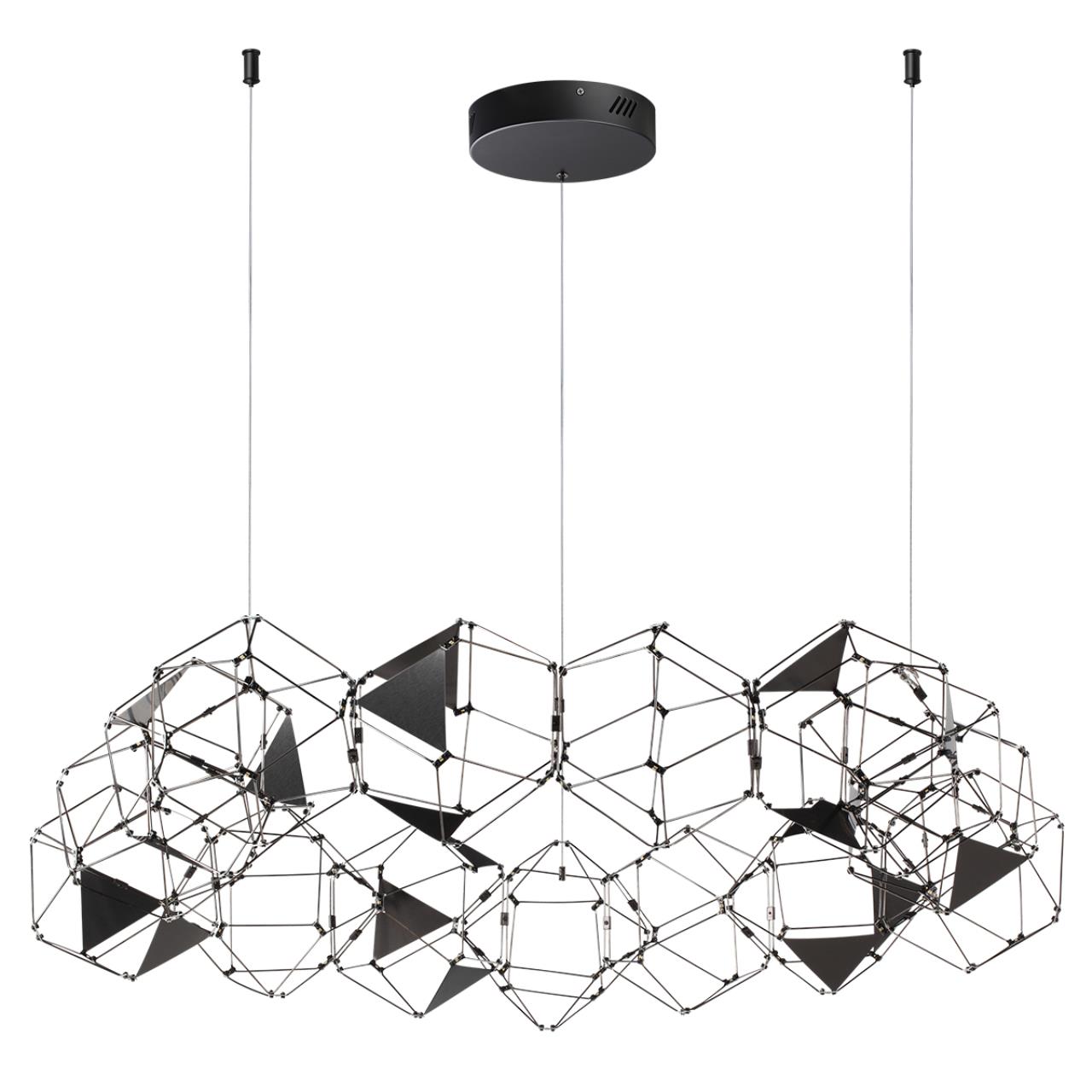 Люстра ODEON LIGHT L-VISION TRELLIS черный LED*1 68W