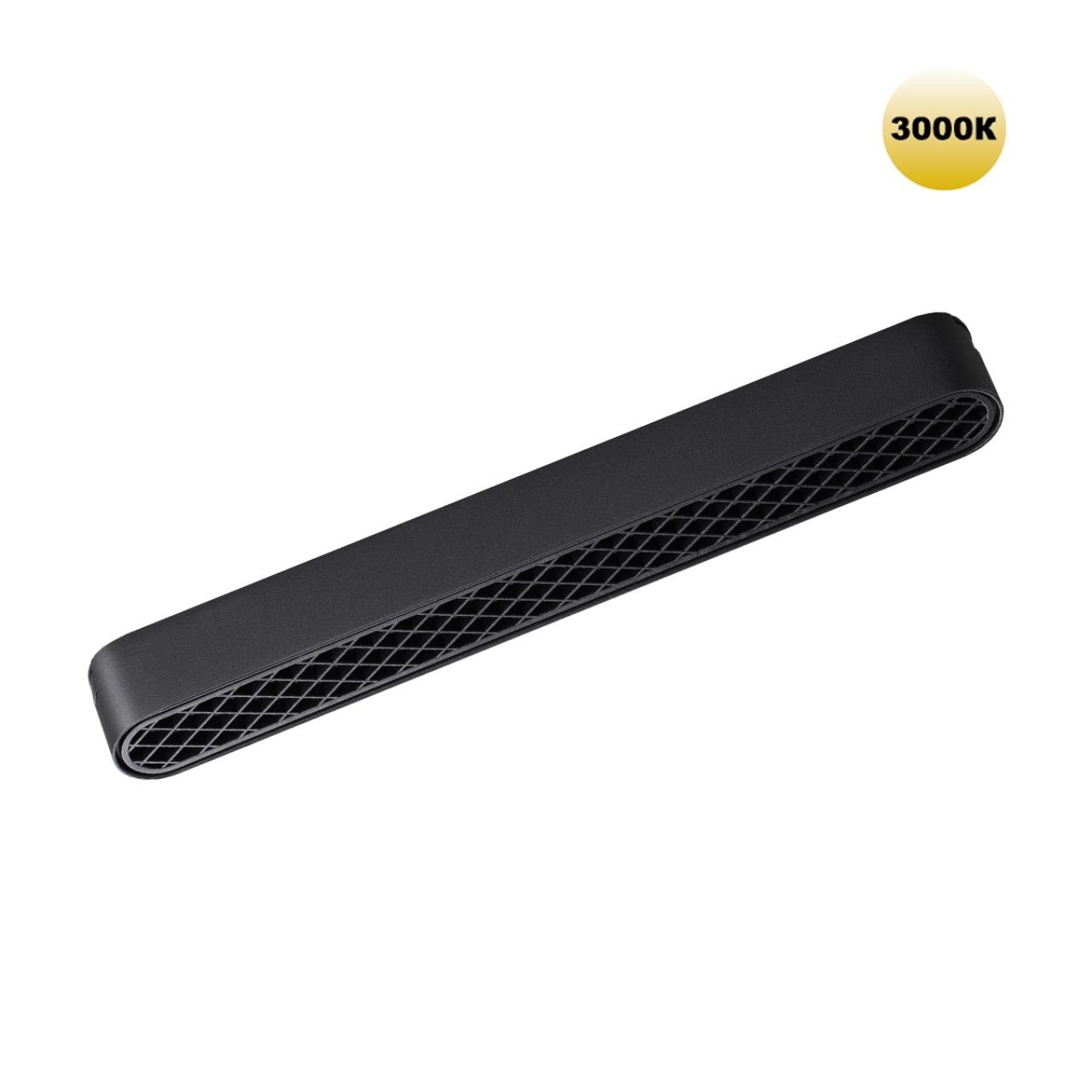 Трековый светильник для низковольтного шинопровода NOVOTECH SHINO SMAL черный LED*1 12W 3000К 222 мм
