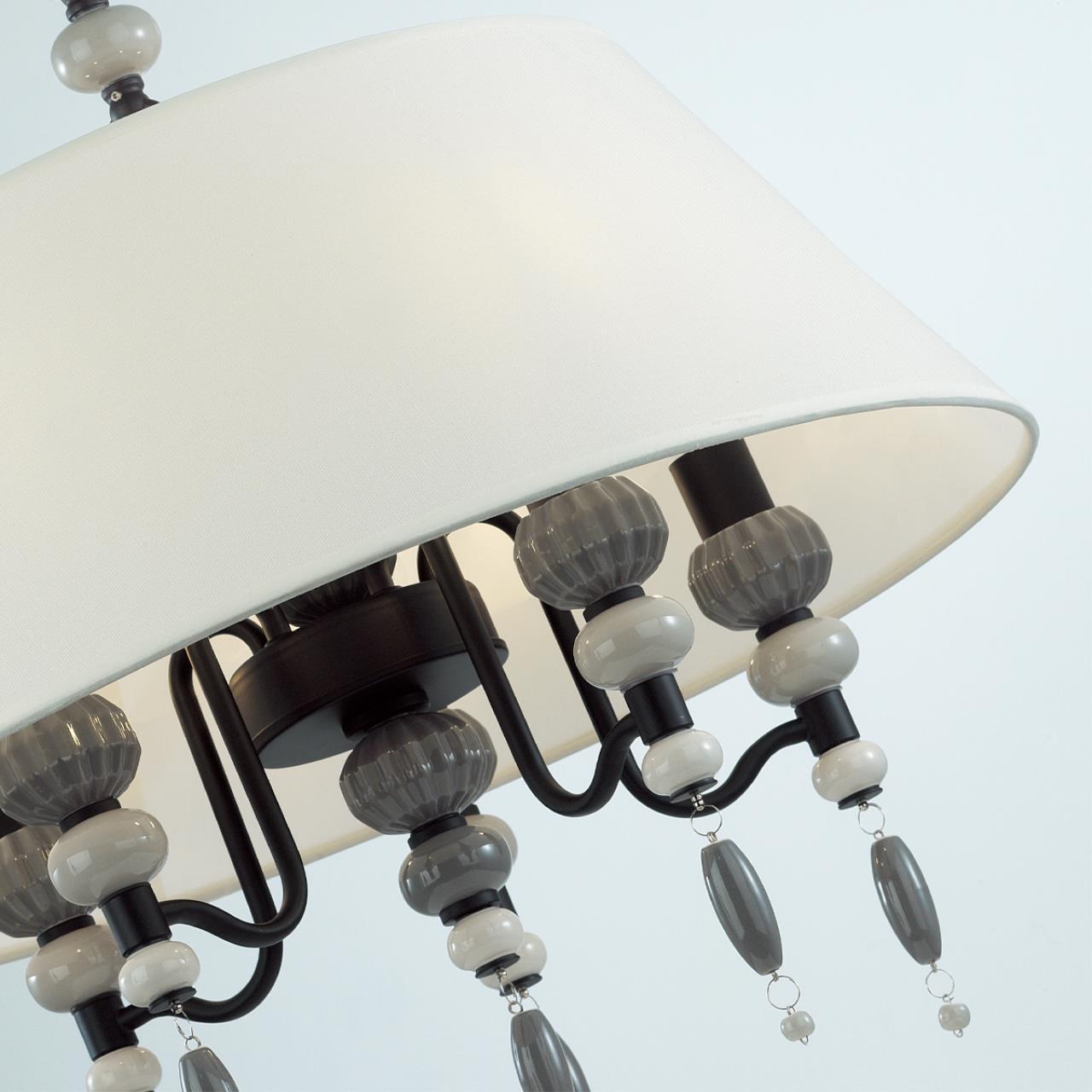 Люстра ODEON LIGHT EXCLUSIVE MODERN Sochi черный E14*5 10W  530 мм