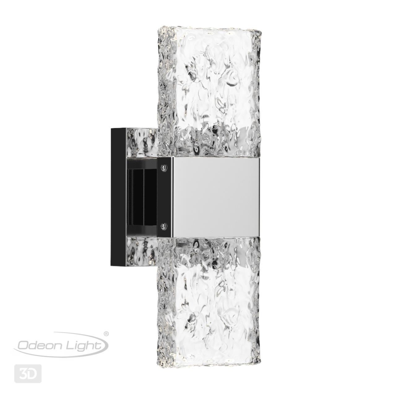 Настенный светильник ODEON LIGHT HIGHTECH RICCI хром LED*1 1*10W