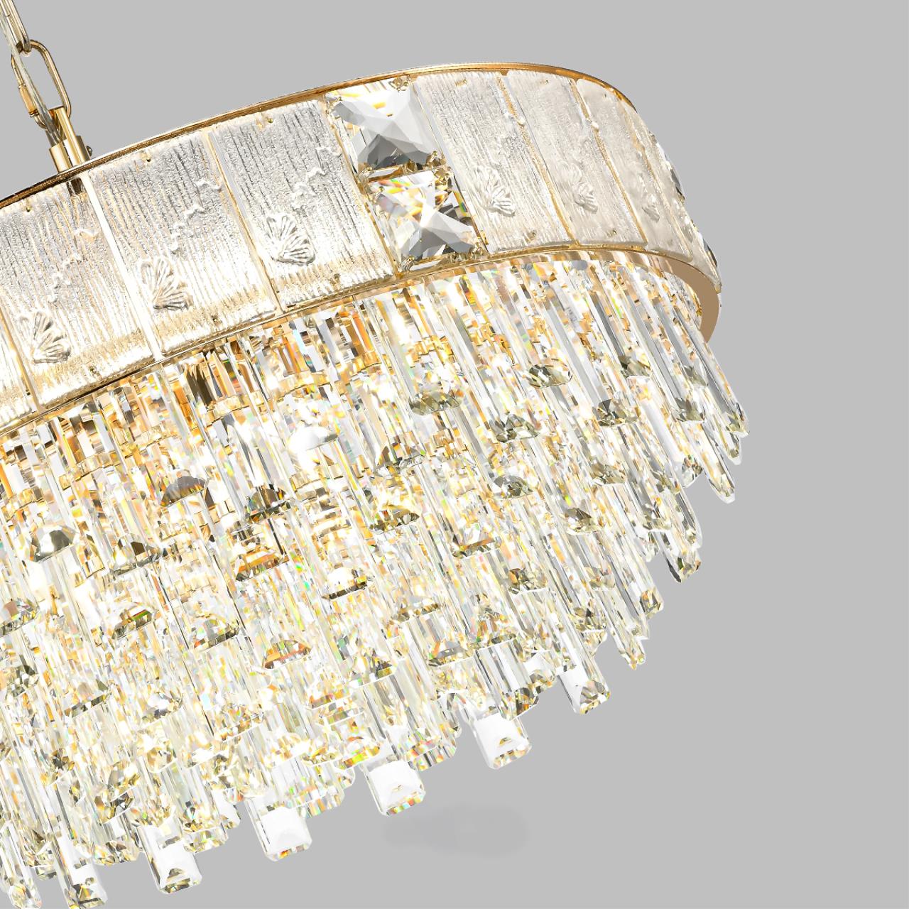 Люстра ODEON LIGHT HALL FIESTA золотой E14*12 10W