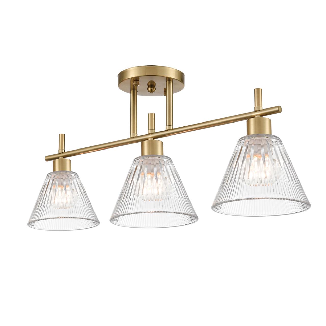 Люстра потолочная LUMION COMFI VIVIAN латунь E27*3 10W