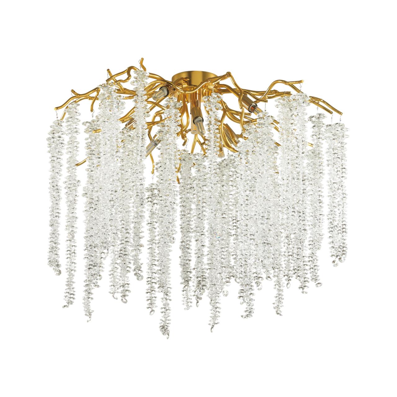 Люстра ODEON LIGHT HALL Banche золотой G9*8 10W
